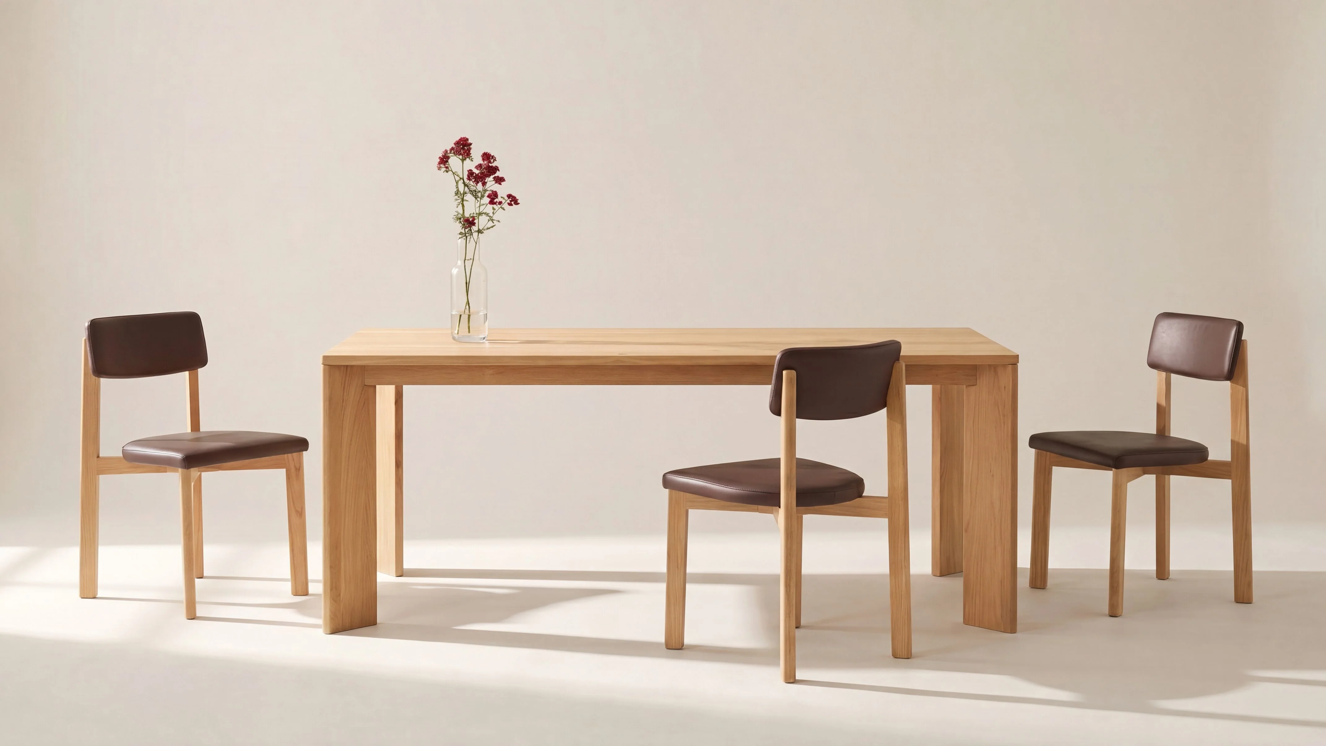 Frame Dining Table, Seats 6-8 People, Oak - Image 5