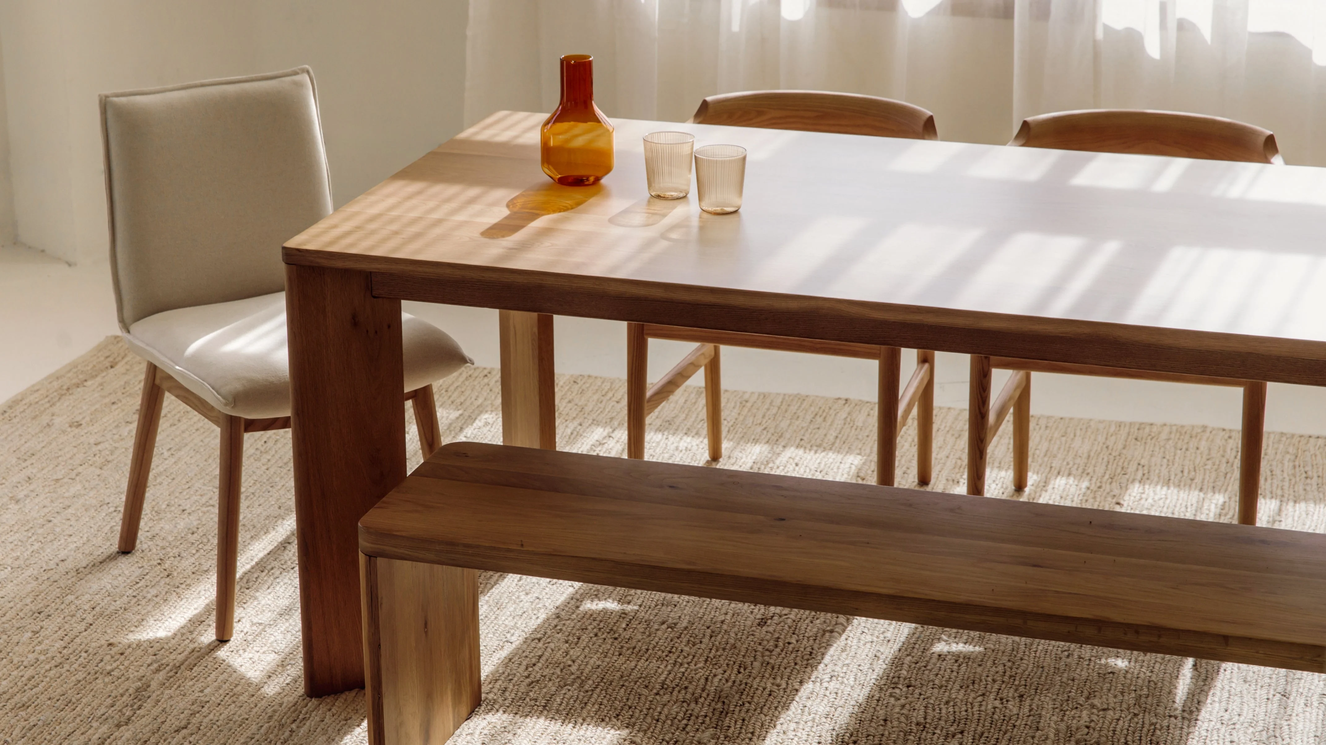 Frame Dining Table, Seats 8-10 People, Oak - Image 4