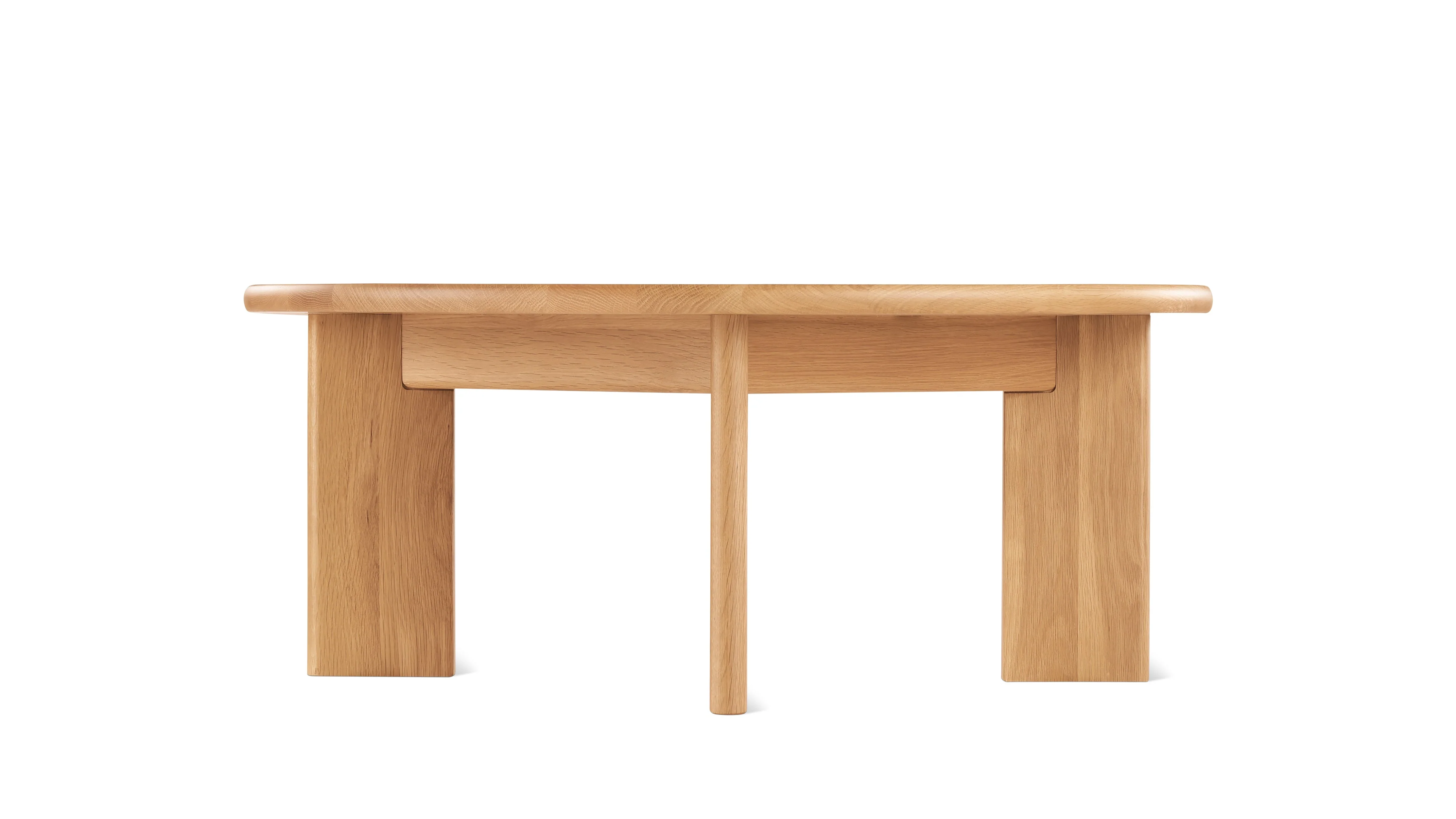 Frame Round Coffee Table, Regular, Oak - Image 6