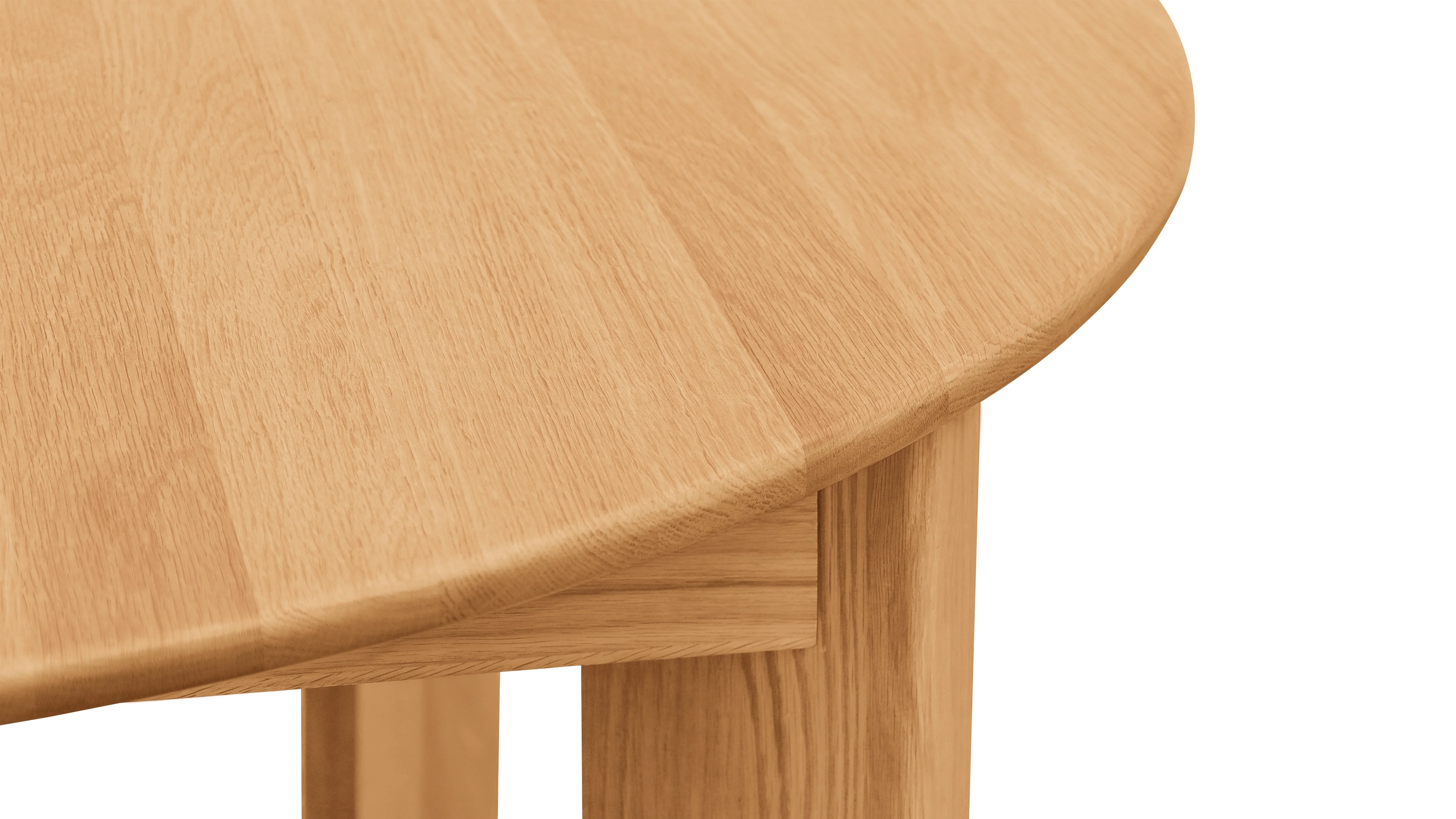 Frame Round Extendable Dining Table, Seats 4-8, Oak - Image 14