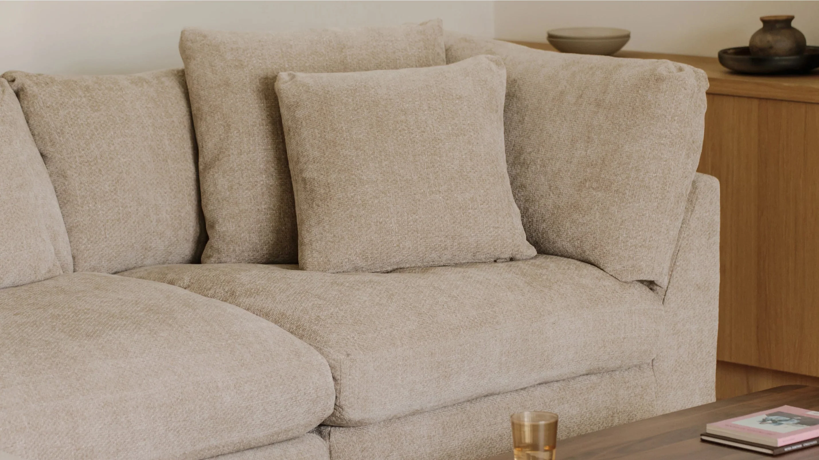 Get Together™ 2-Piece Modular Sofa, Large, Champagne - Image 3