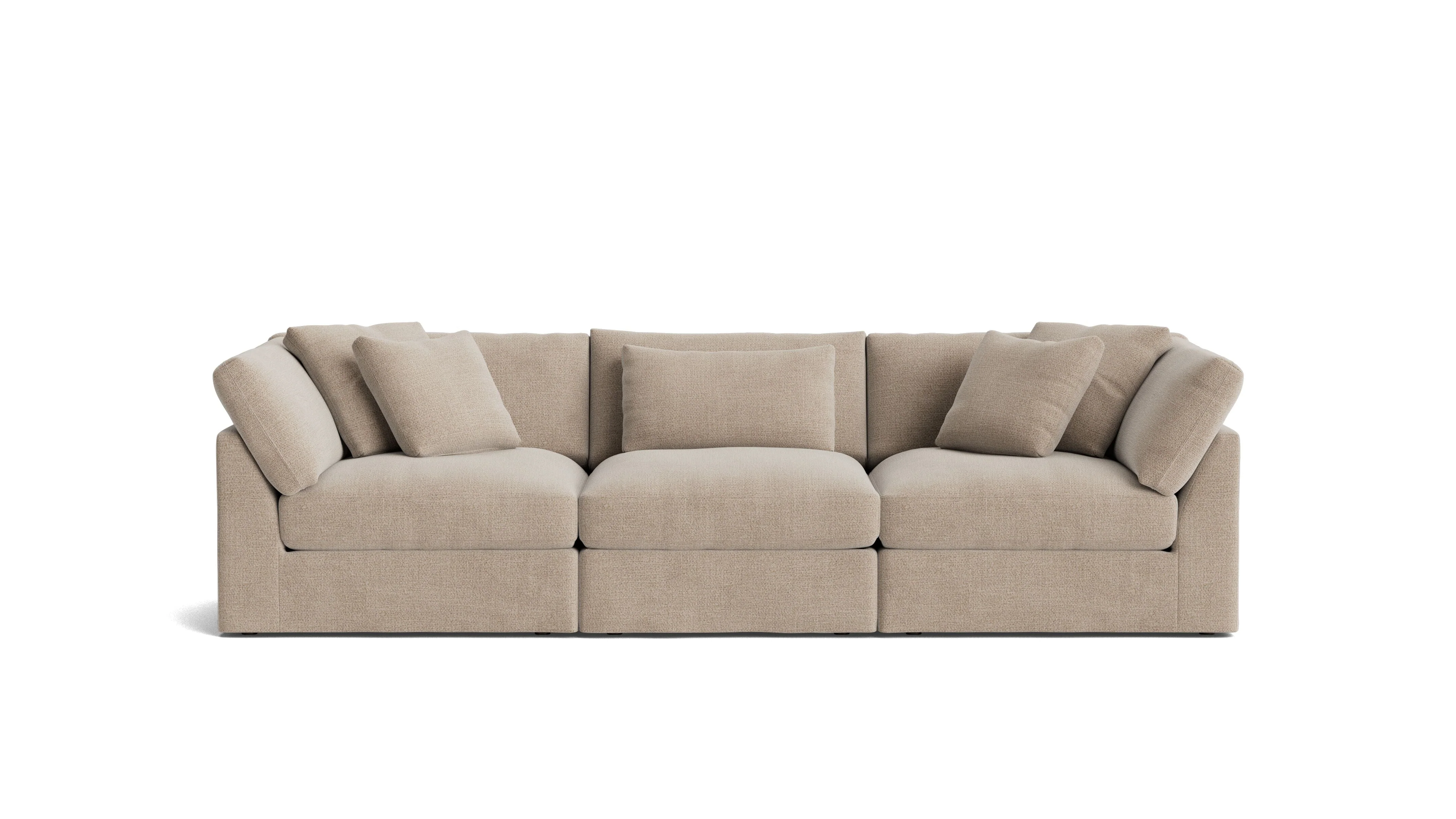 Get Together™ 3-Piece Modular Sofa, Large, Champagne - Image 2