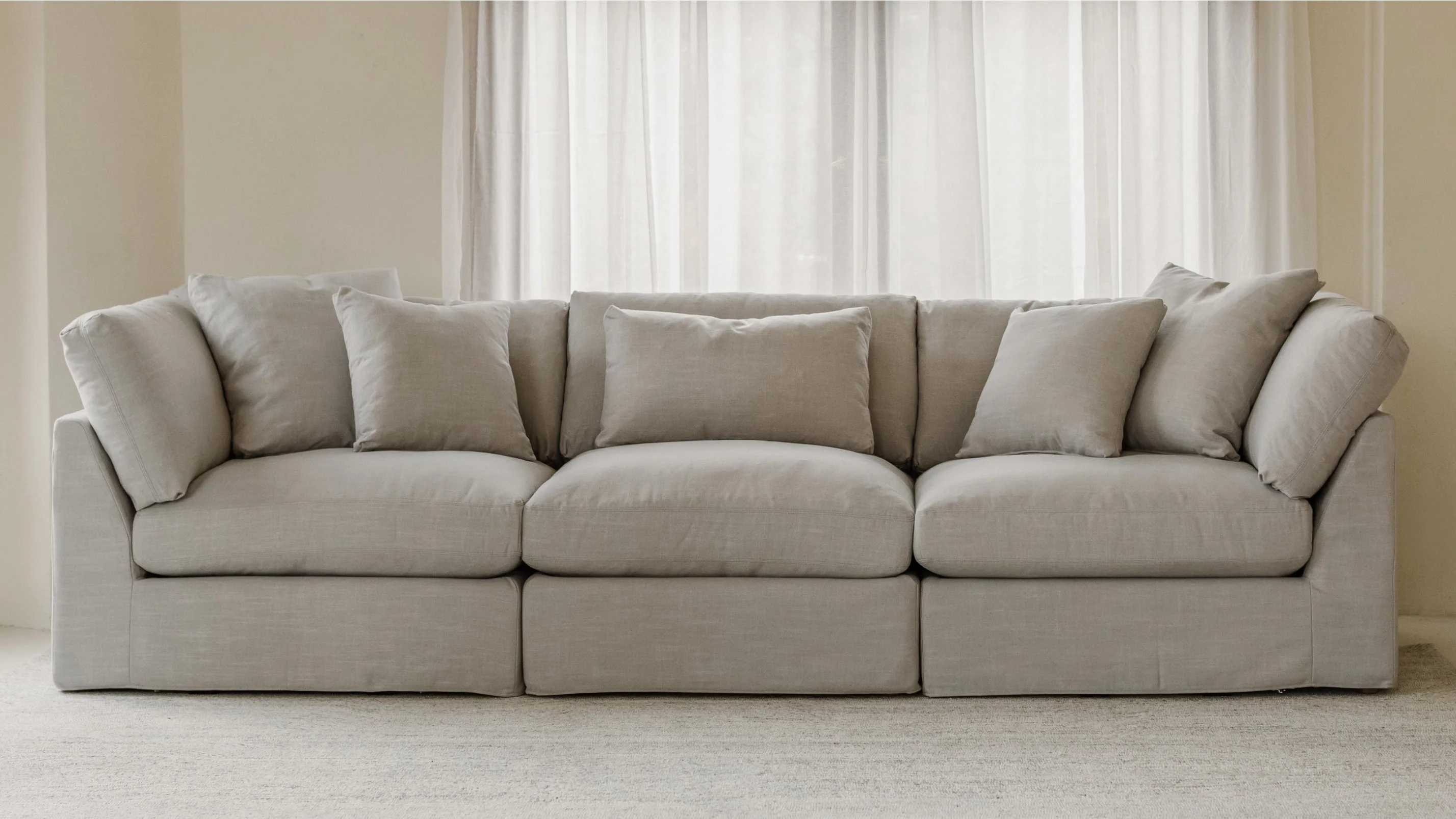 Get Together™ 3-Piece Modular Sofa, Standard, Clay - Image 7
