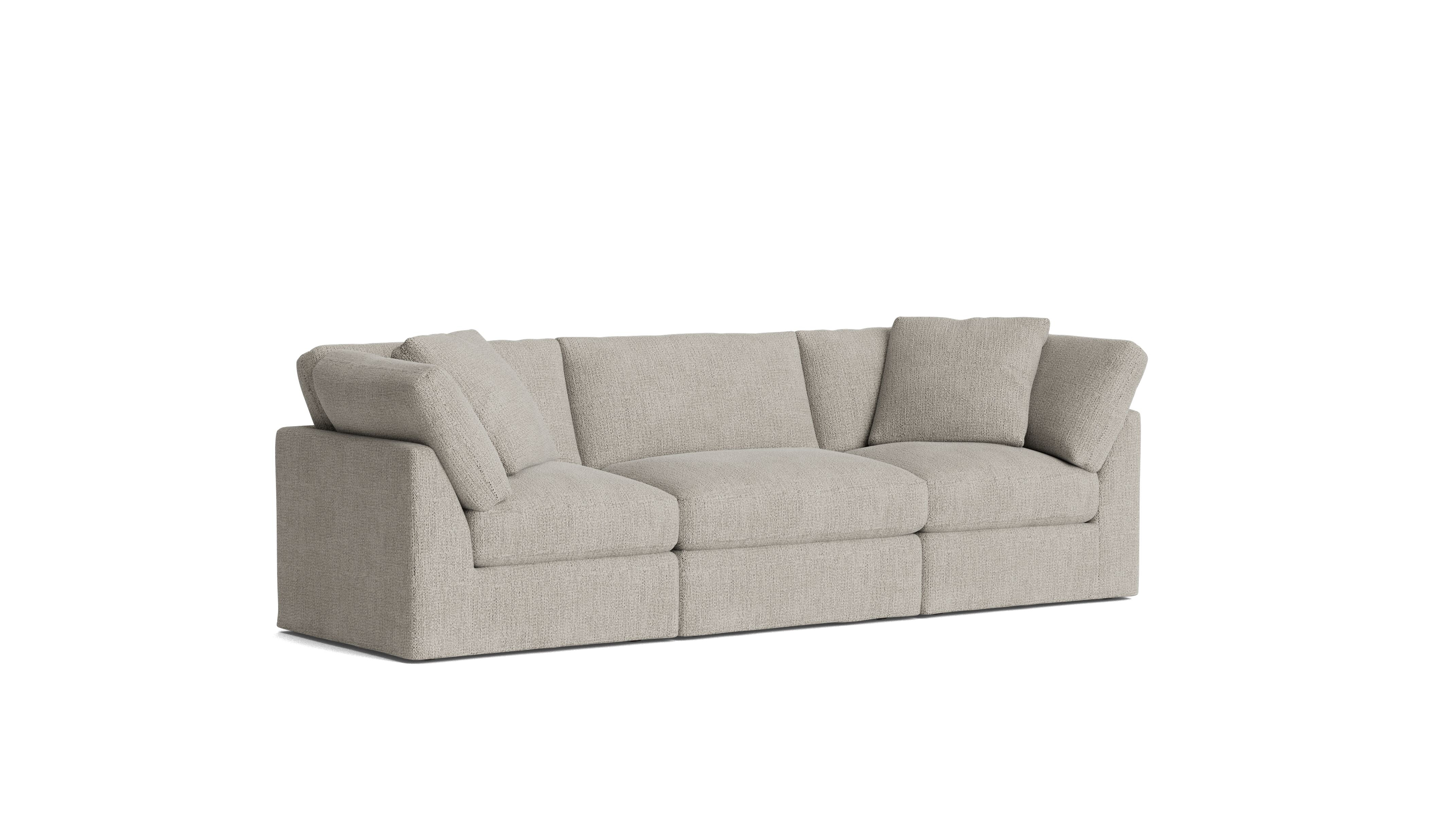 Get Together™ 3-Piece Modular Sofa, Standard, Oatmeal - Image 3