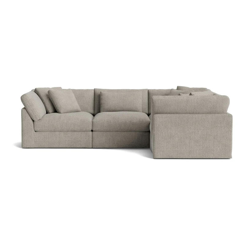 Get Together™ 4-Piece Modular Sectional Closed, Large, Oatmeal