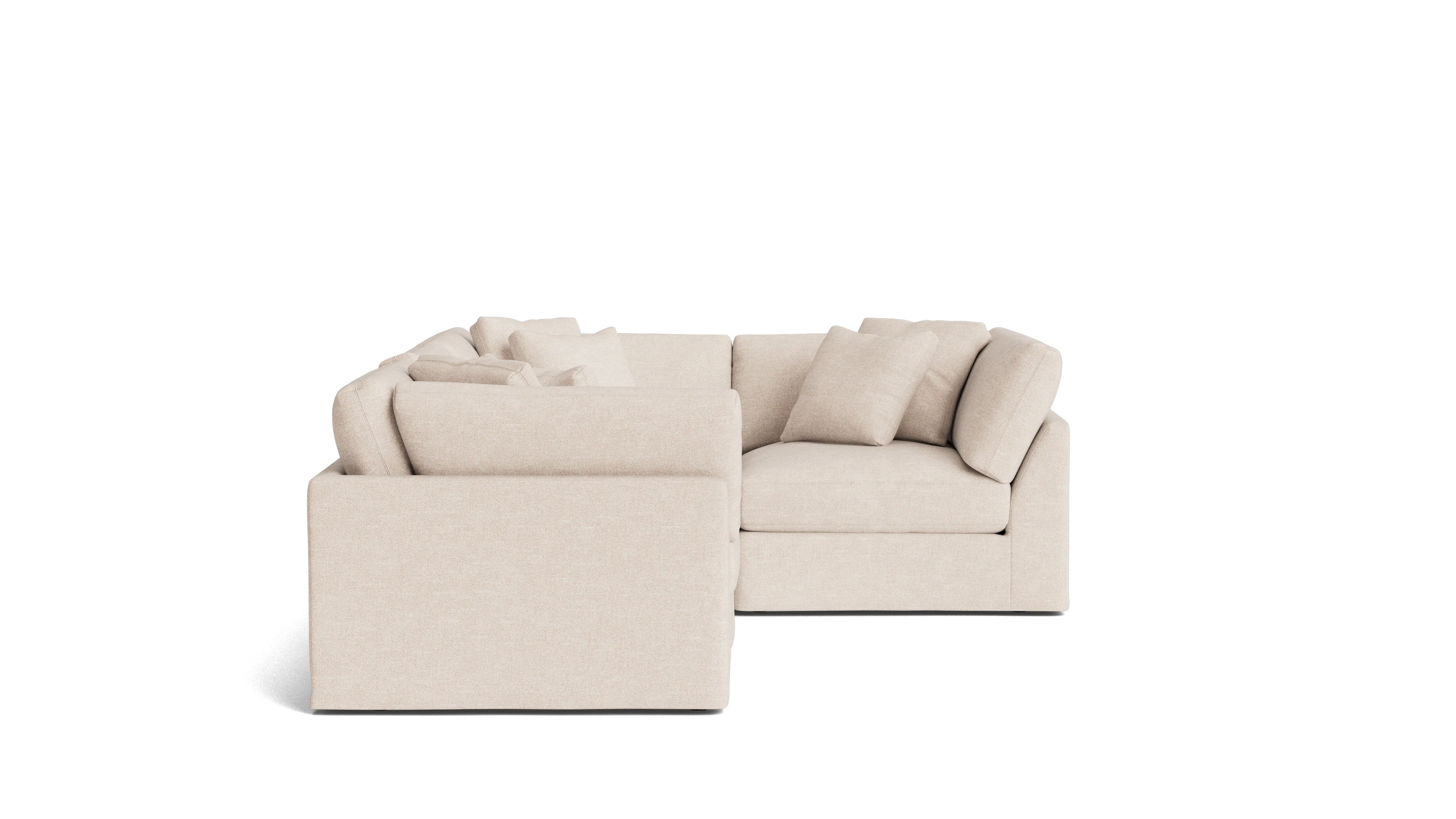 Get Together™ 4-Piece Modular Sectional Closed, Large, Sunbeam - Image 4