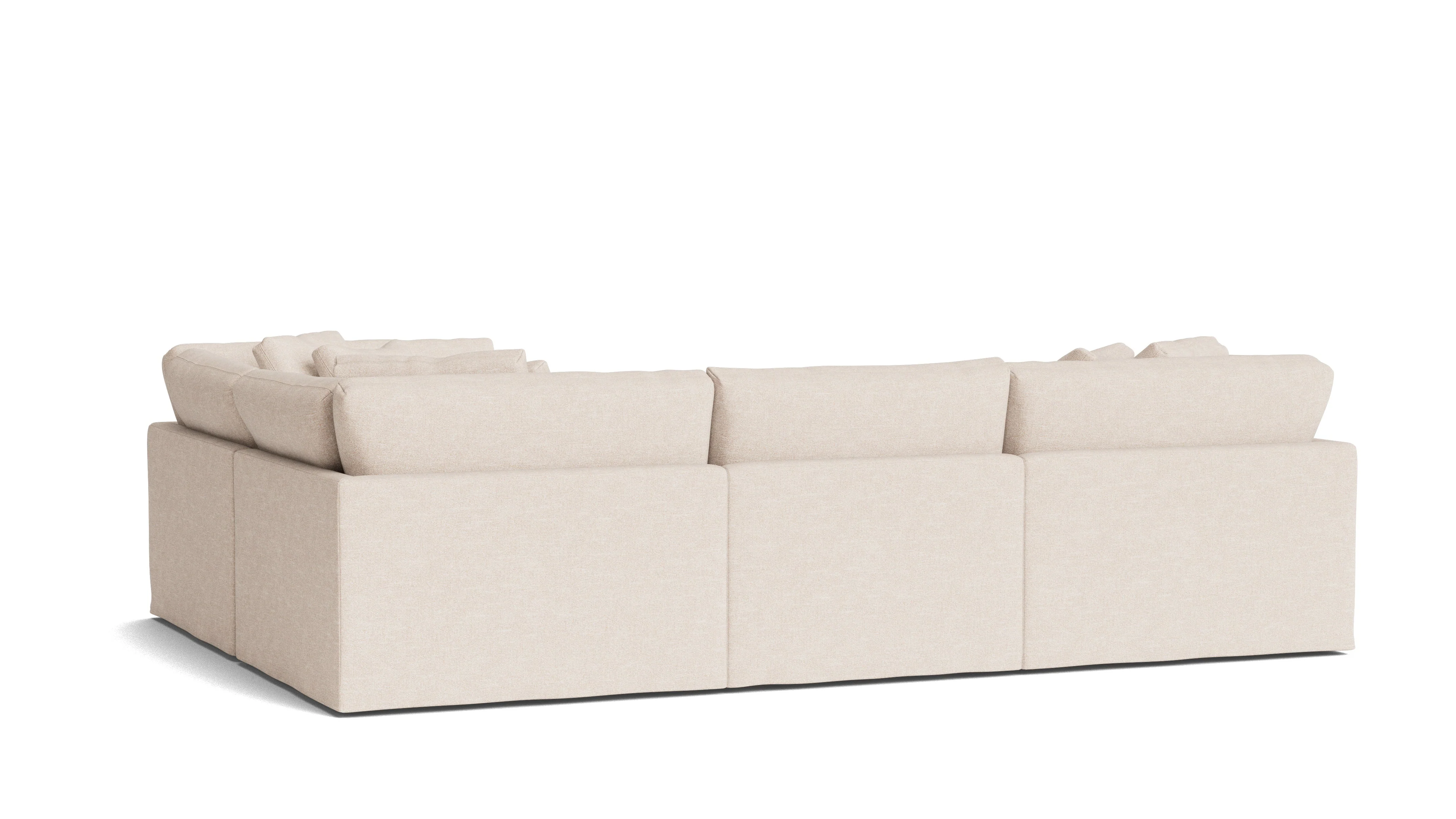Get Together™ 4-Piece Modular Sectional Closed, Large, Sunbeam - Image 5