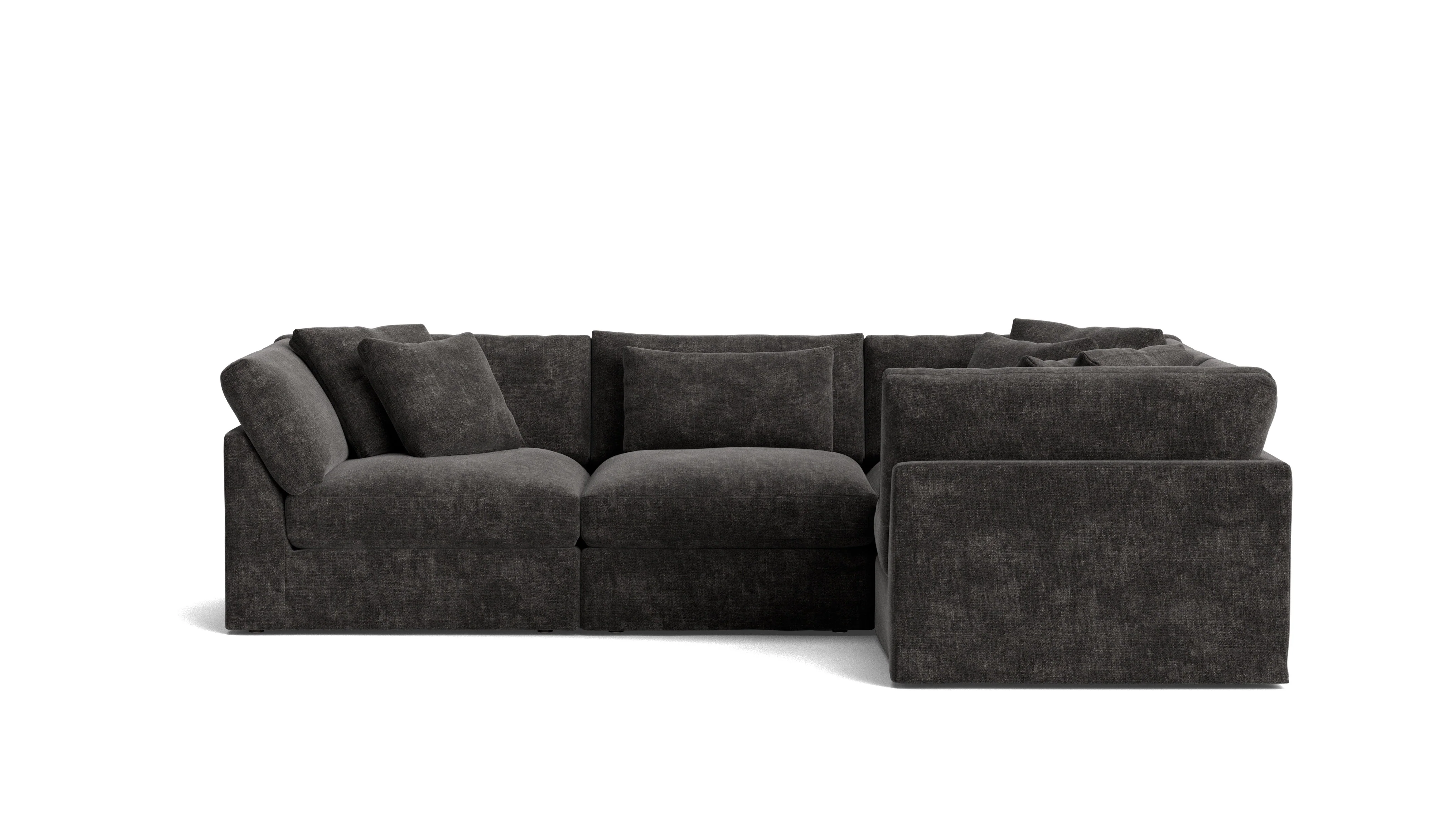 Get Together™ 4-Piece Modular Sectional Closed, Large, Truffle - Image 2