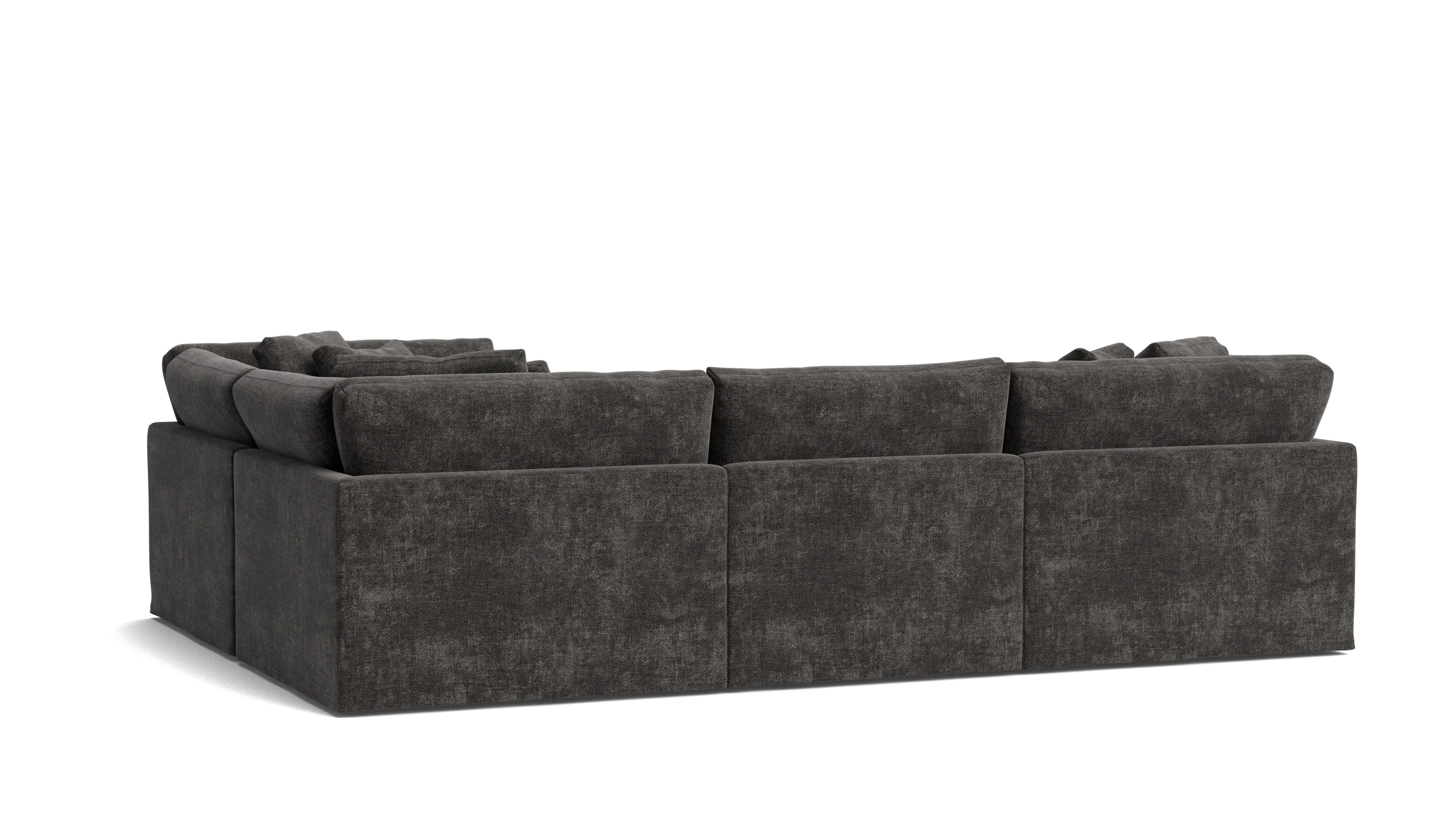 Get Together™ 4-Piece Modular Sectional Closed, Large, Truffle - Image 5