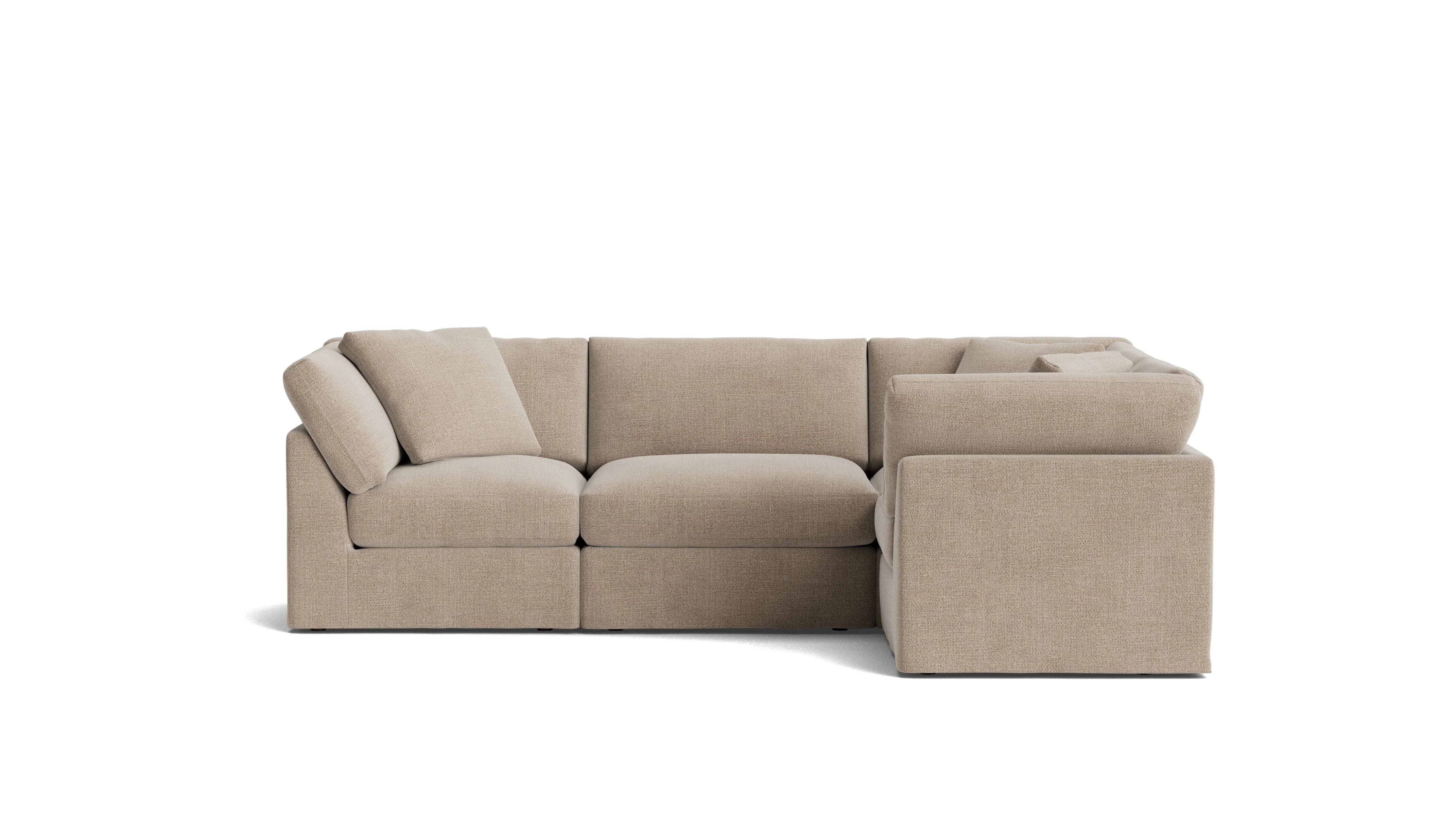 Get Together™ 4-Piece Modular Sectional Closed, Standard, Champagne - Image 2