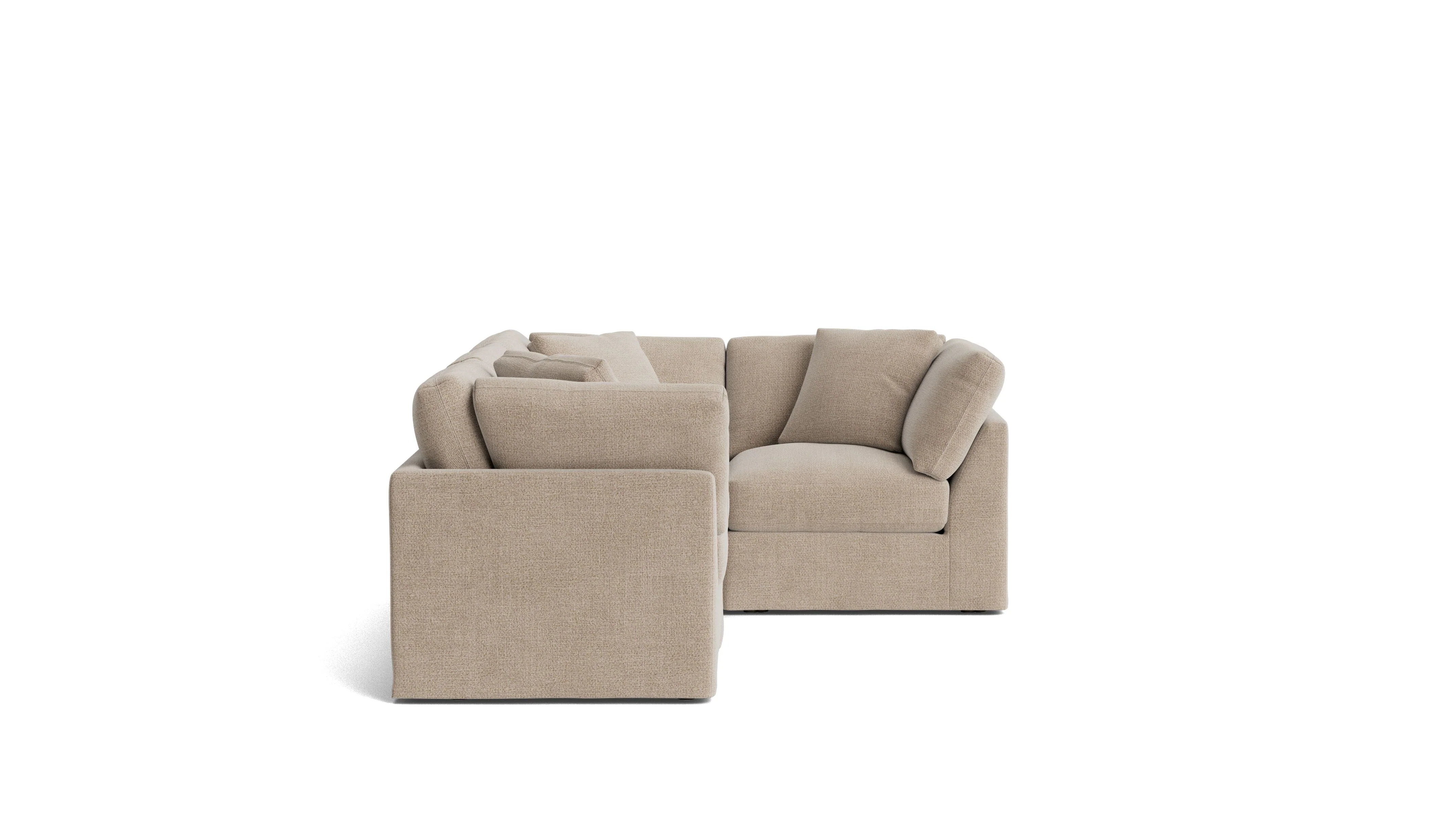 Get Together™ 4-Piece Modular Sectional Closed, Standard, Champagne - Image 5