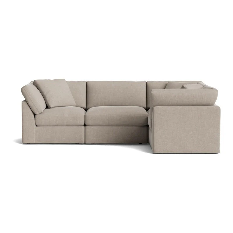 Get Together™ 4-Piece Modular Sectional Closed, Standard, Light Pebble