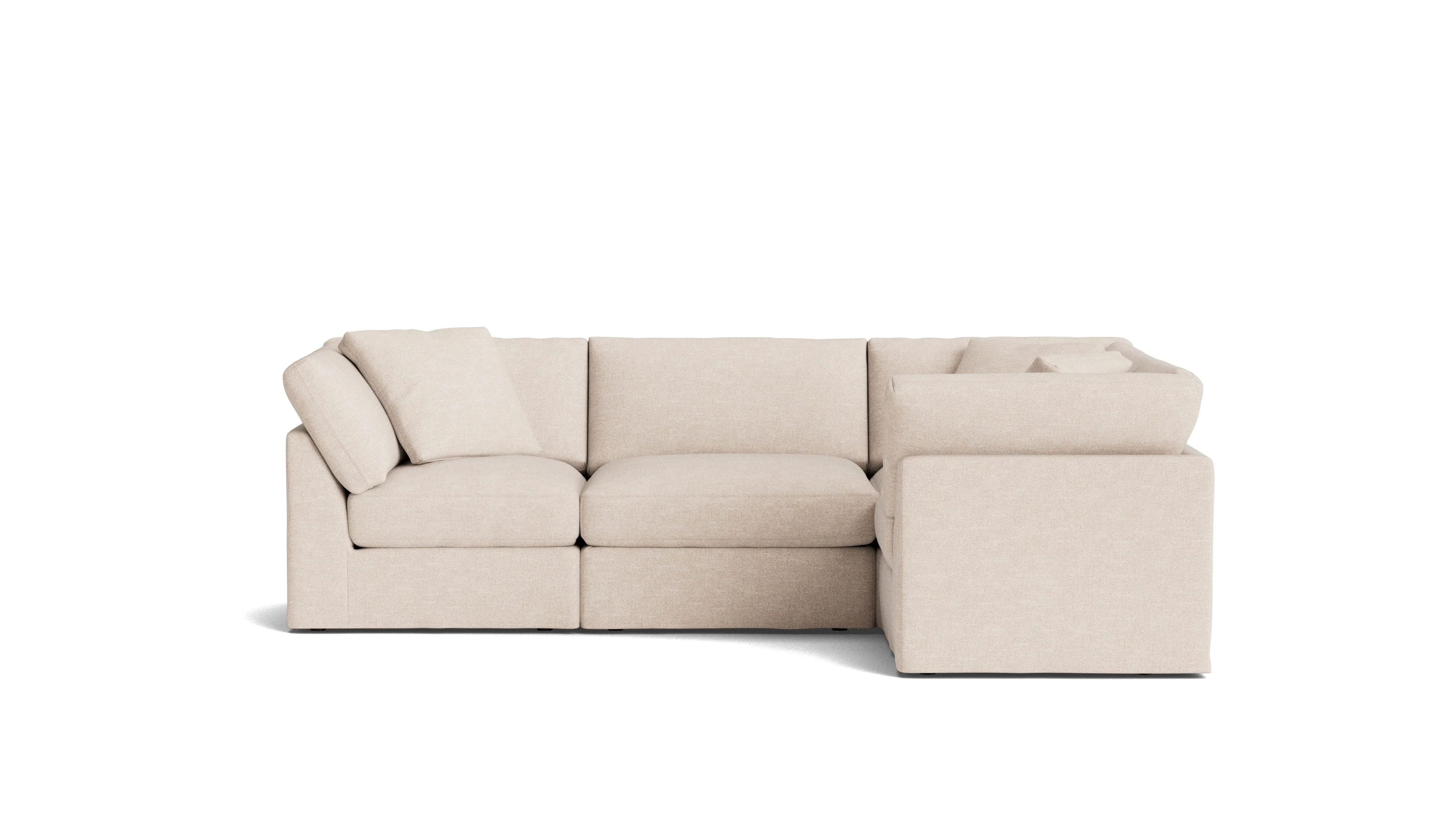 Get Together™ 4-Piece Modular Sectional Closed, Standard, Sunbeam - Image 2