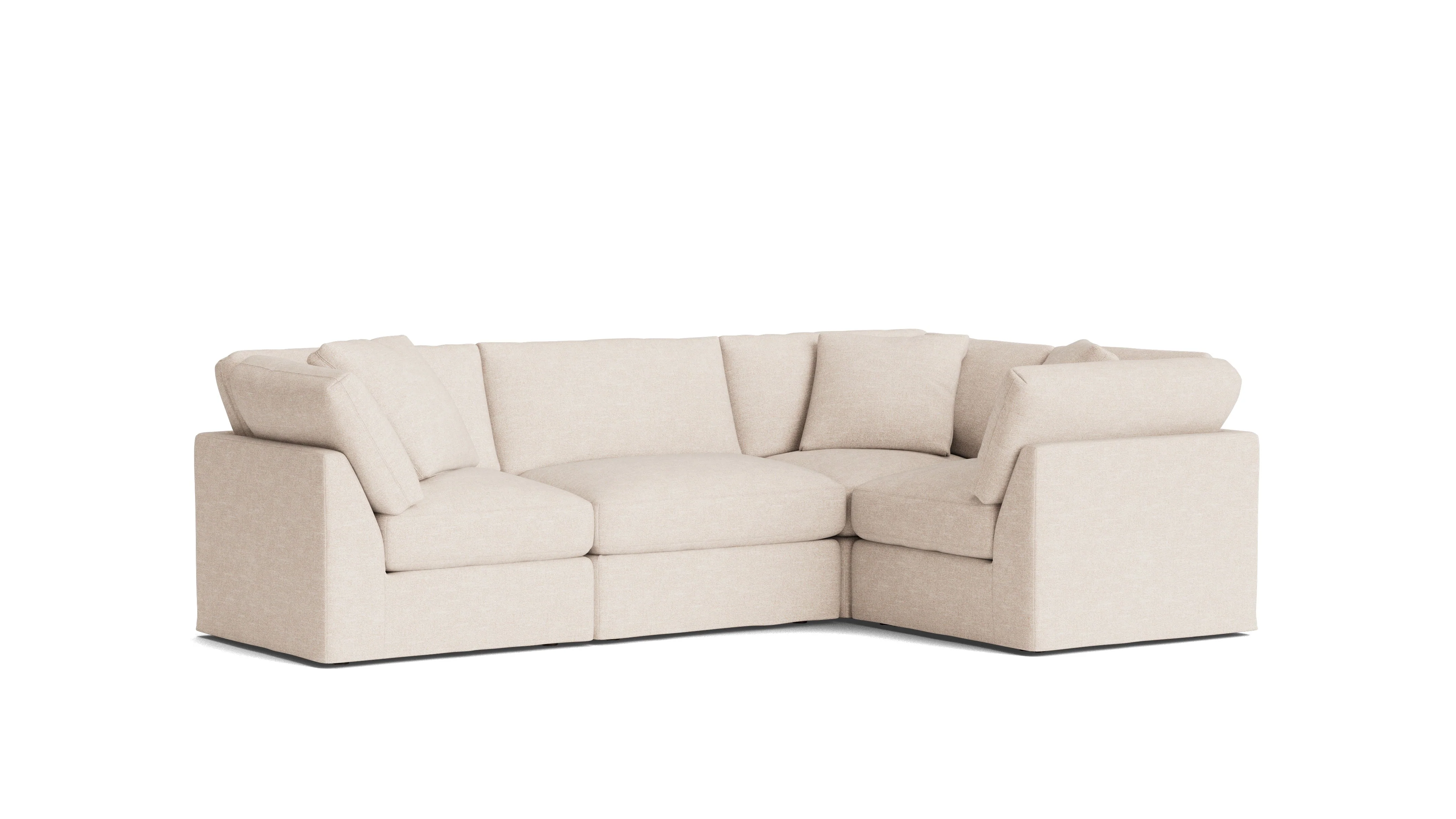 Get Together™ 4-Piece Modular Sectional Closed, Standard, Sunbeam - Image 3