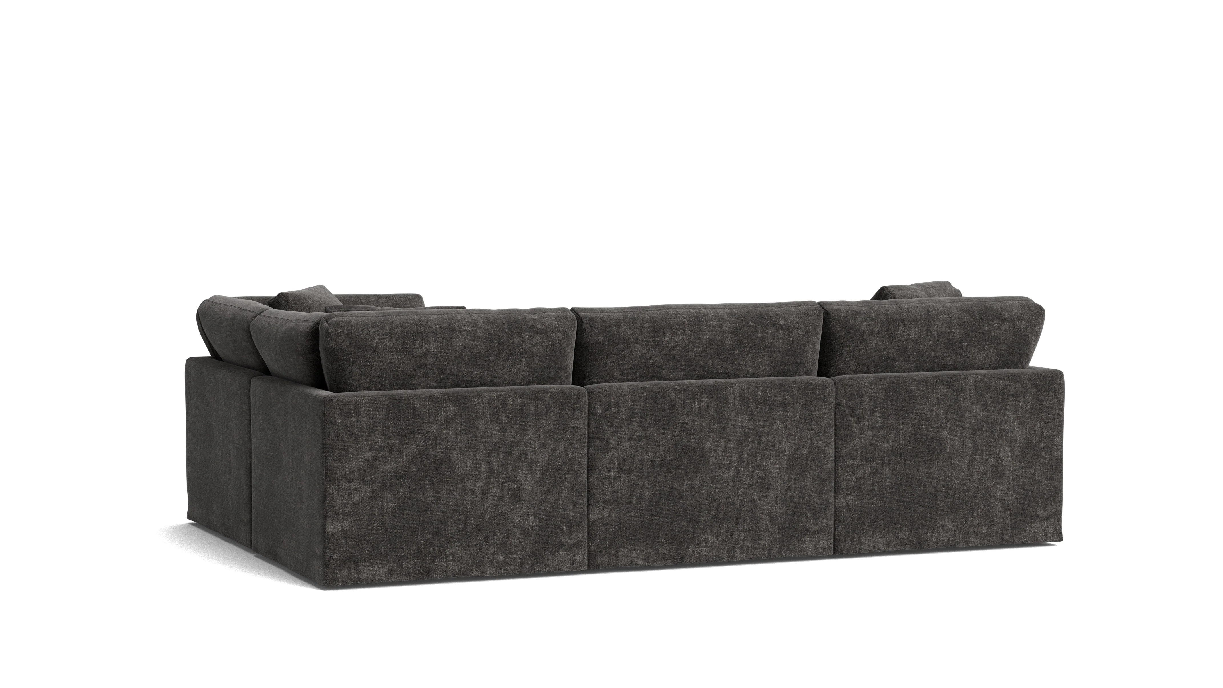 Get Together™ 4-Piece Modular Sectional Closed, Standard, Truffle - Image 5