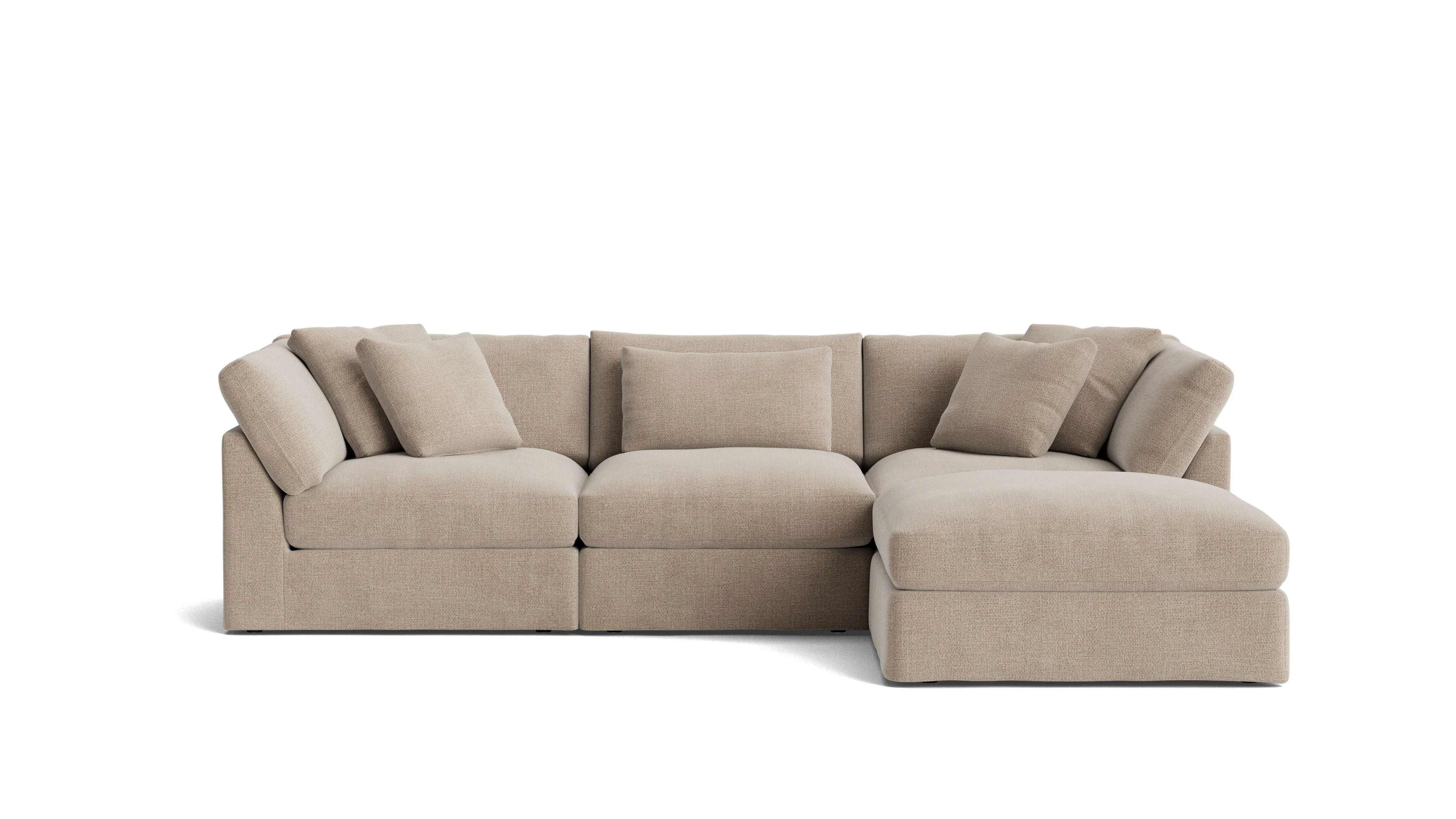 Get Together™ 4-Piece Modular Sectional, Large, Champagne - Image 2