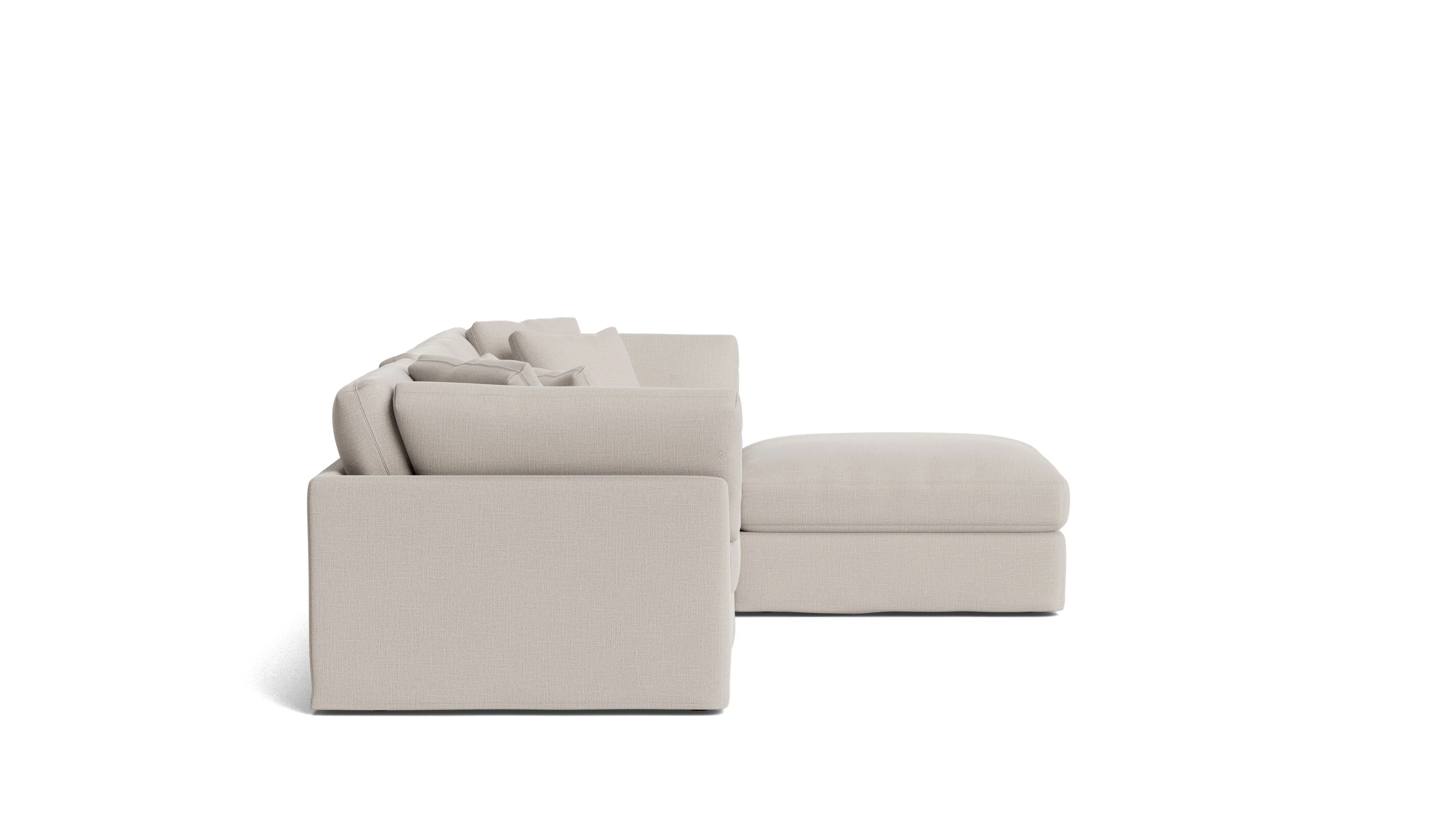 Get Together™ 4-Piece Modular Sectional, Large, Clay - Image 5