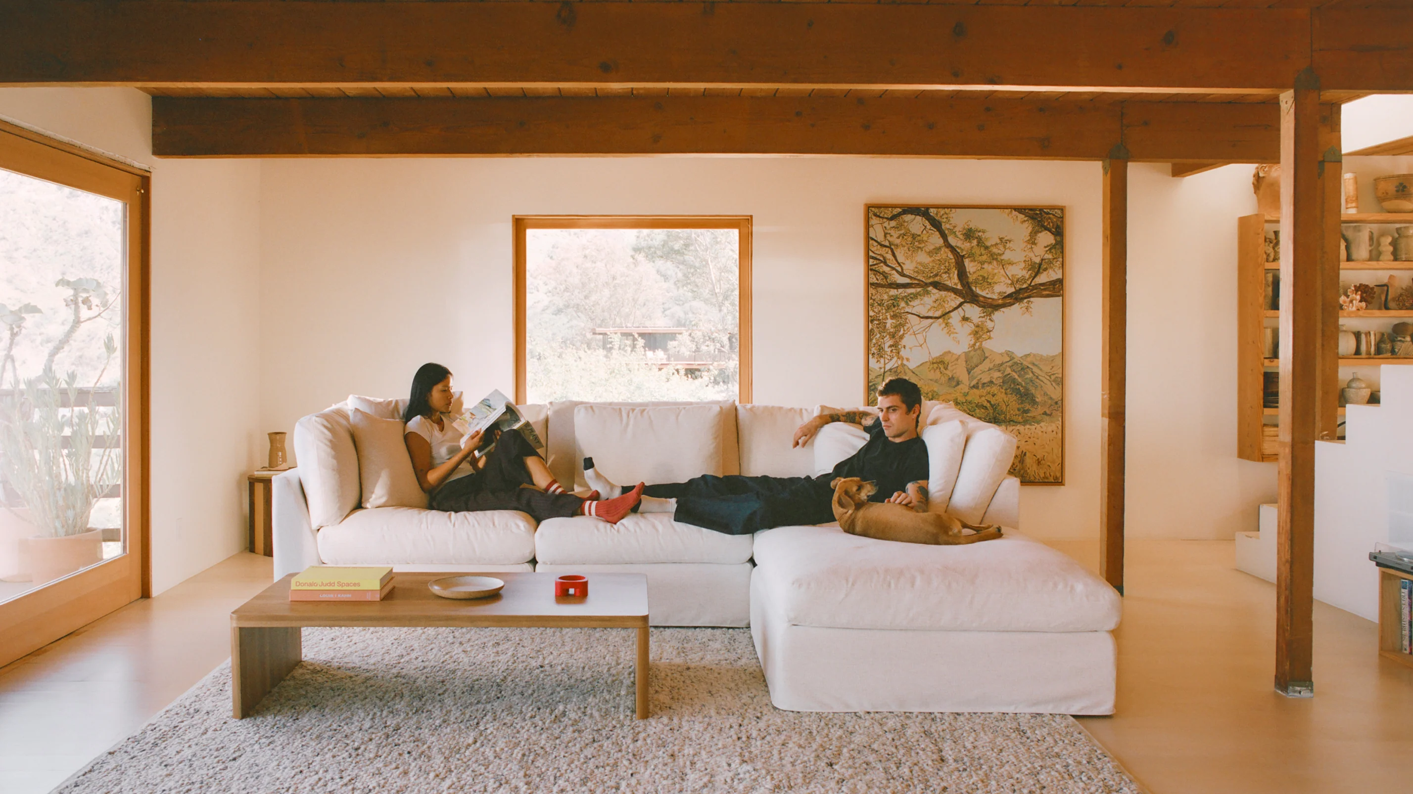 Get Together™ 4-Piece Modular Sectional, Large, Nomad Snow - Image 3