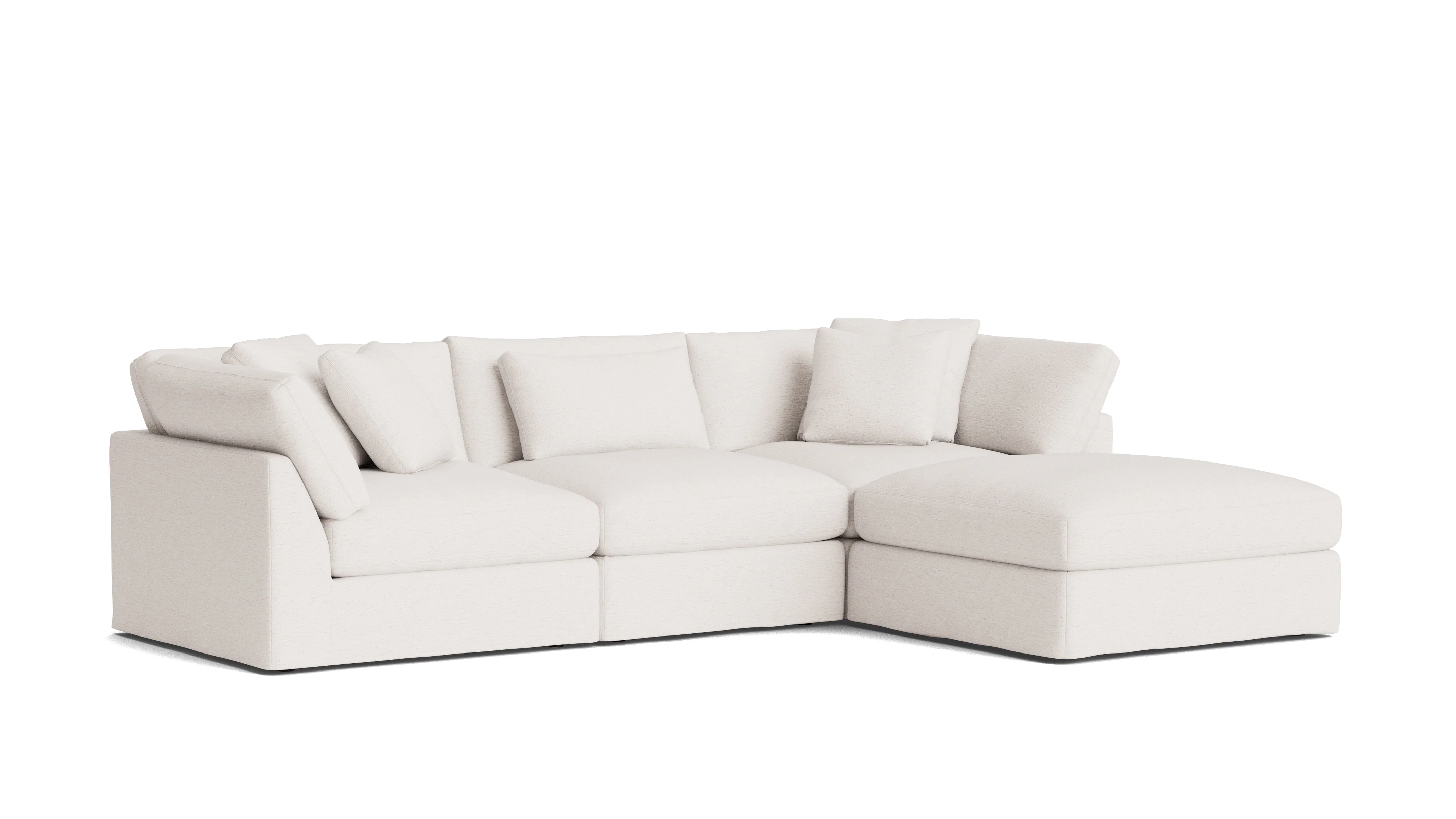 Get Together™ 4-Piece Modular Sectional, Large, Nomad Snow - Image 5