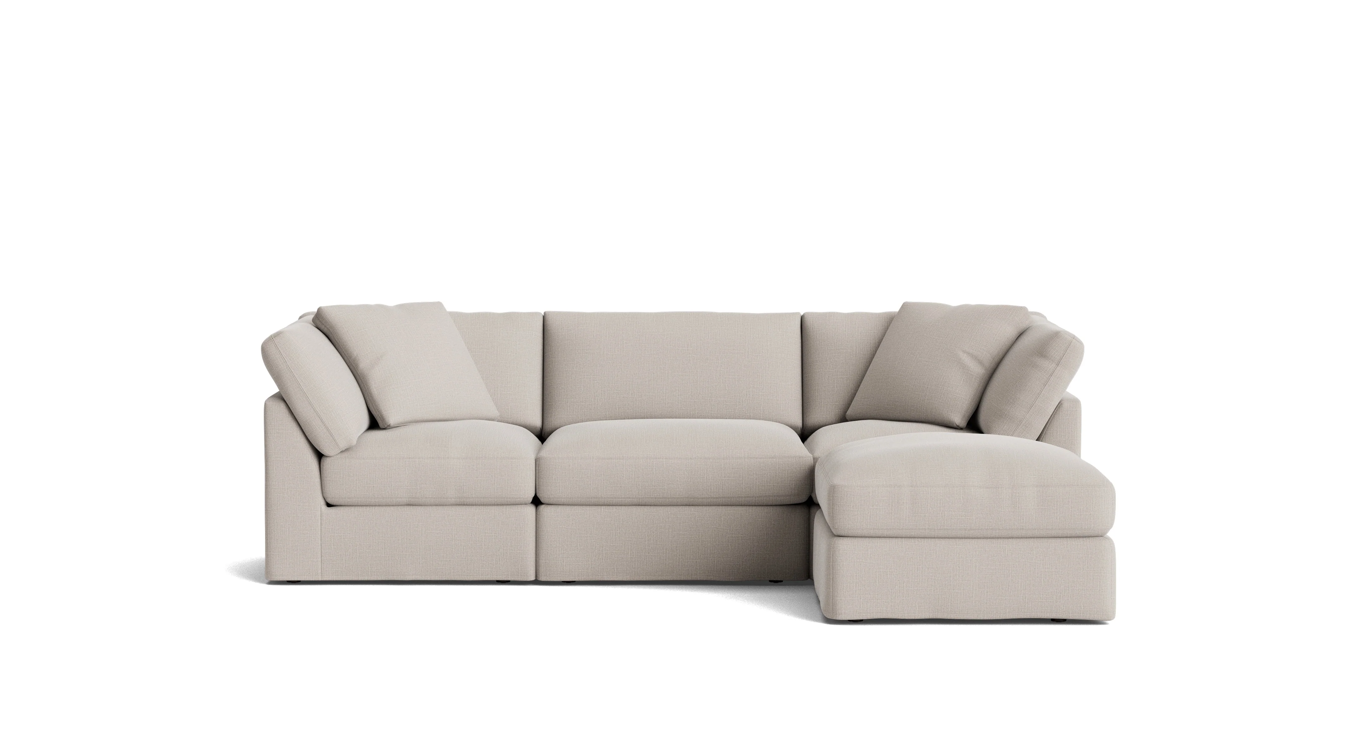 Get Together™ 4-Piece Modular Sectional, Standard, Clay - Image 2