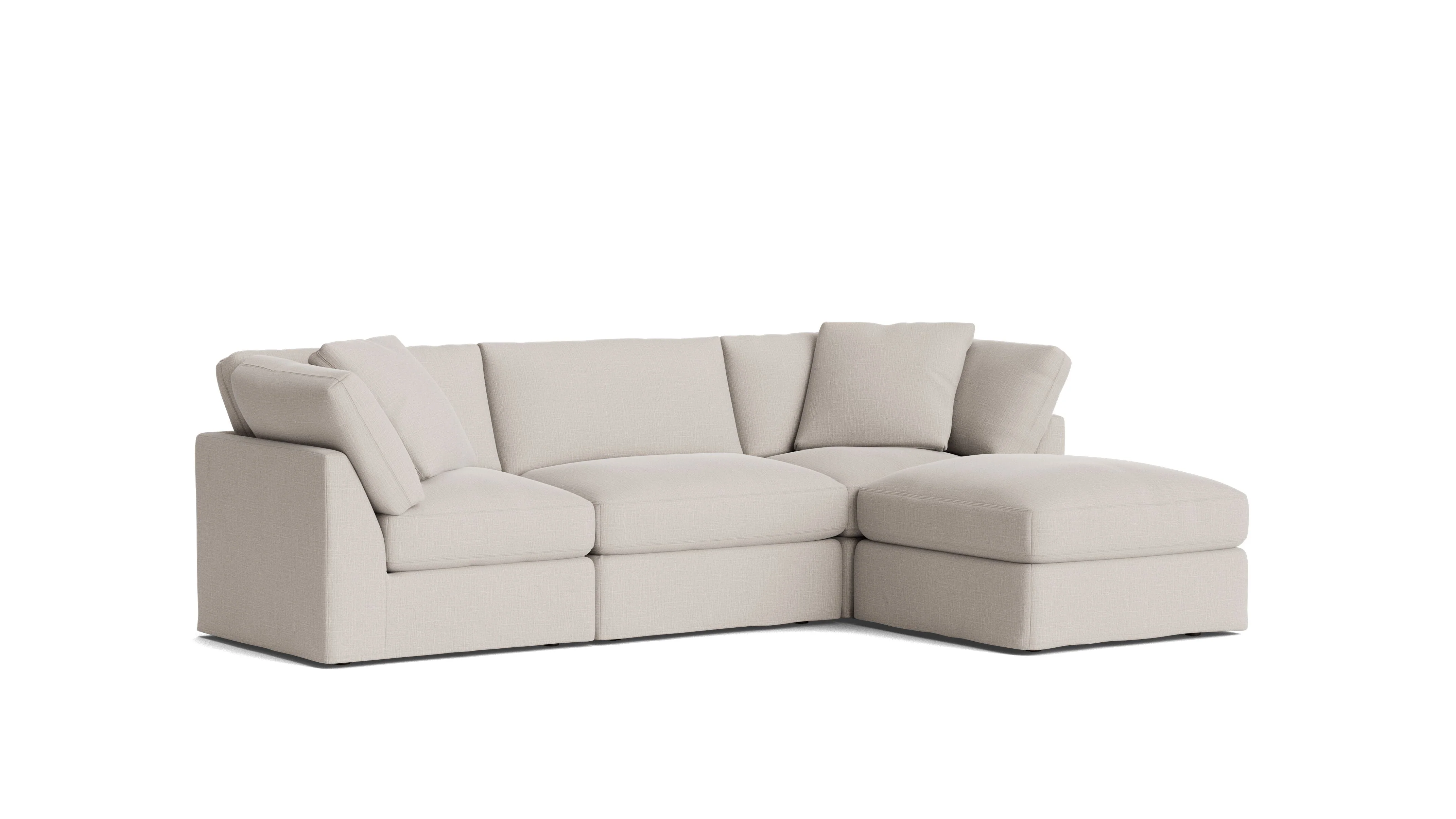 Get Together™ 4-Piece Modular Sectional, Standard, Clay - Image 3