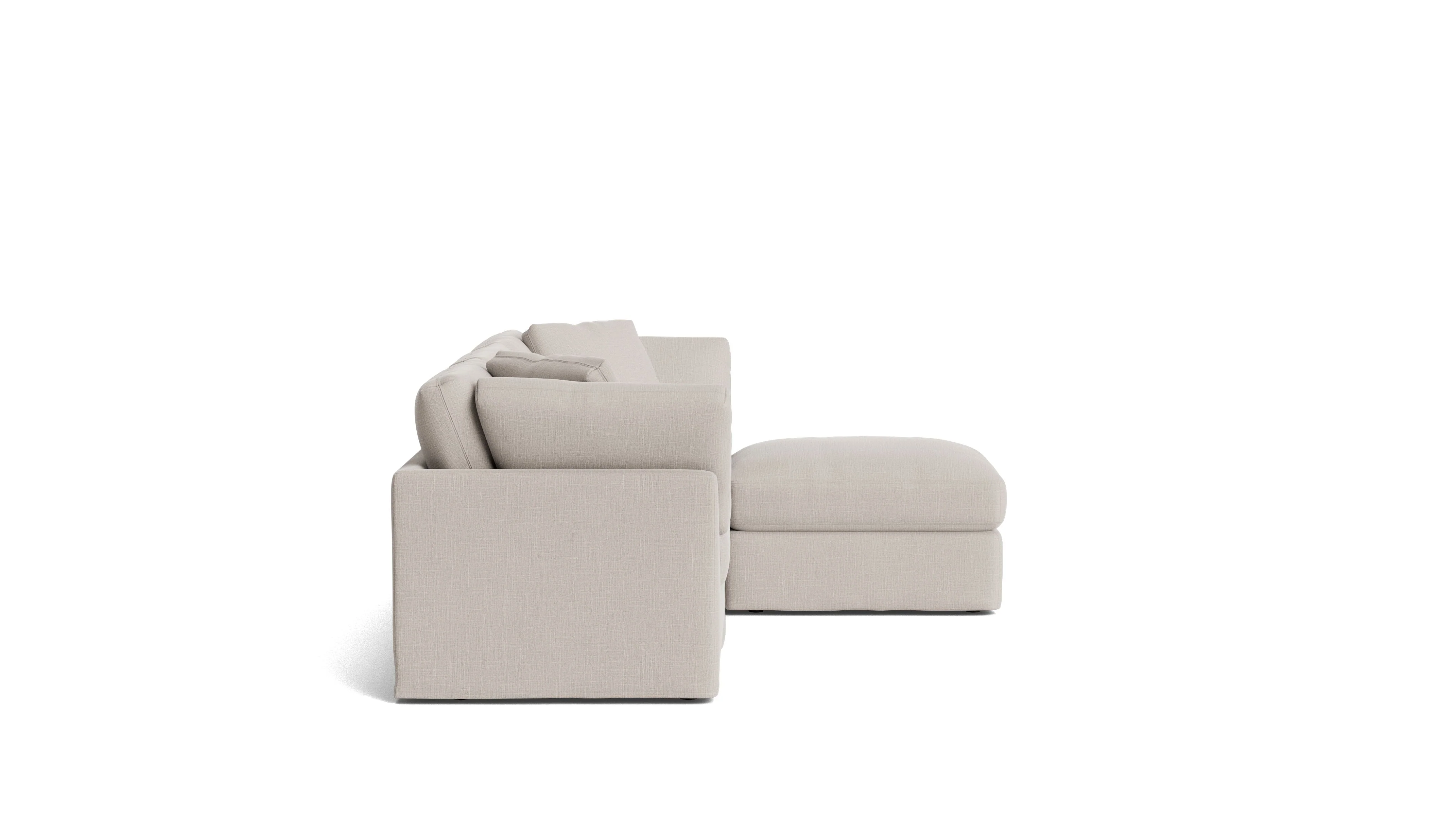 Get Together™ 4-Piece Modular Sectional, Standard, Clay - Image 4