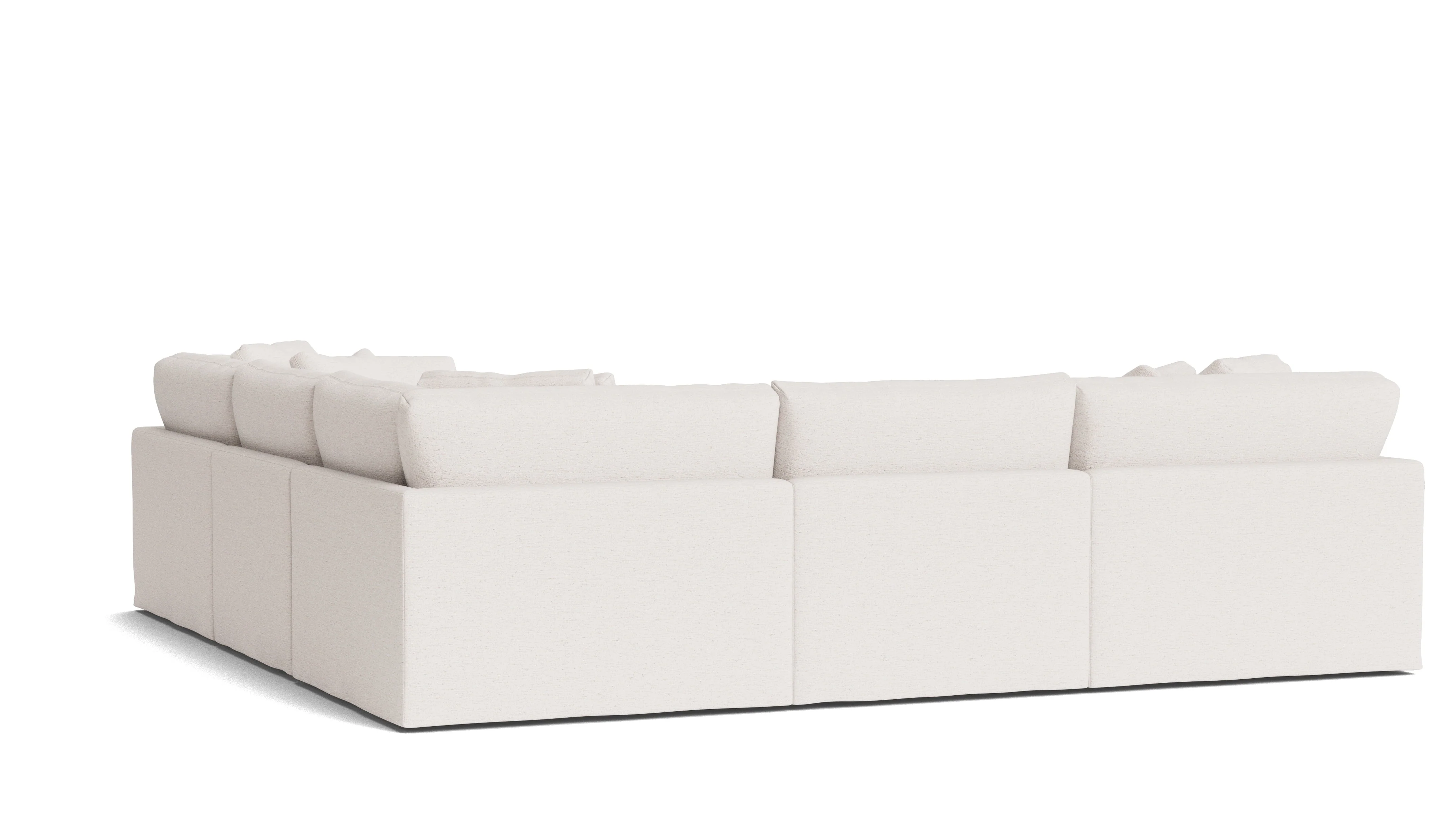 Get Together™ 5-Piece Modular Sectional Closed, Large, Nomad Snow - Image 5