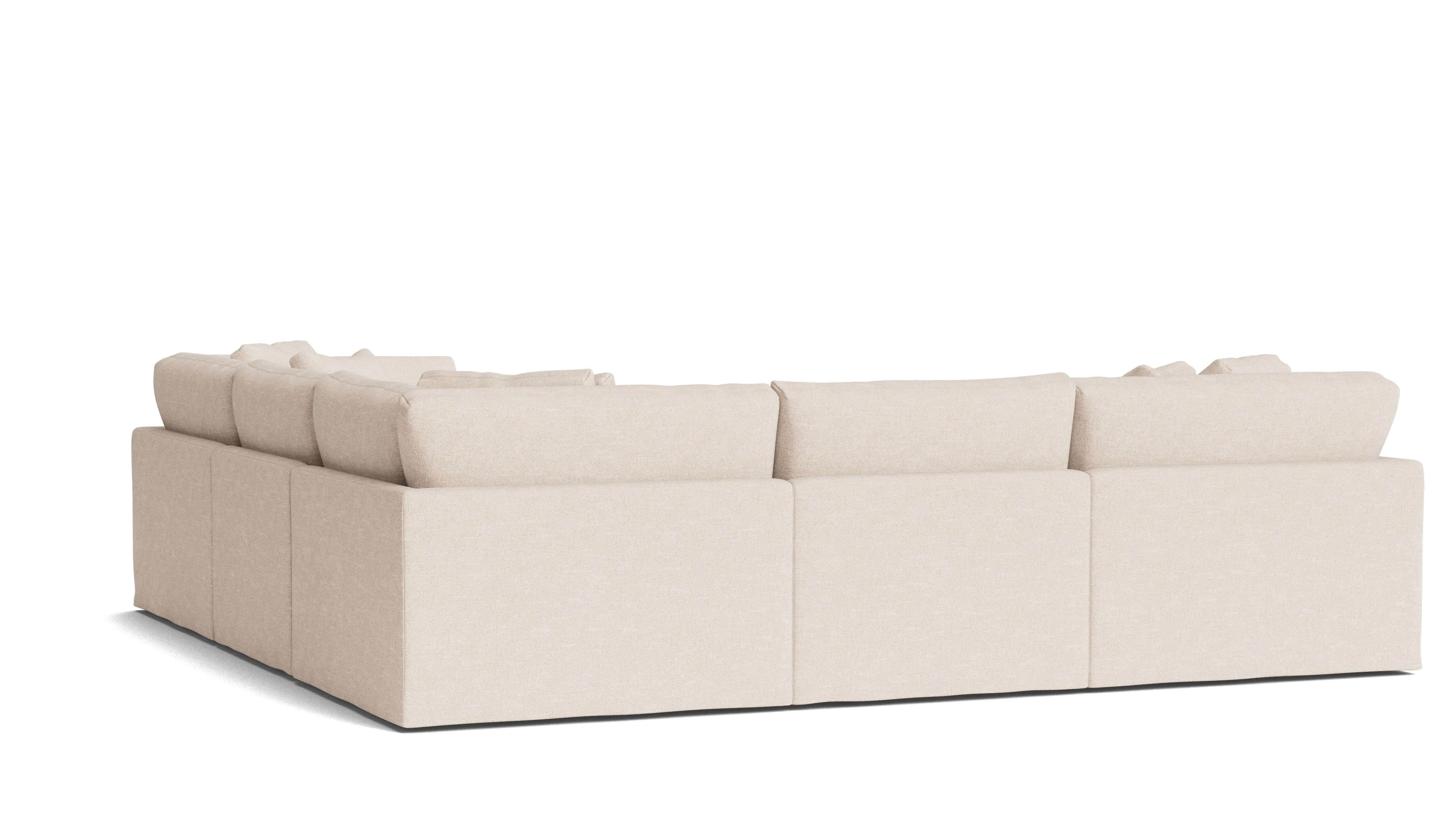 Get Together™ 5-Piece Modular Sectional Closed, Large, Sunbeam - Image 5