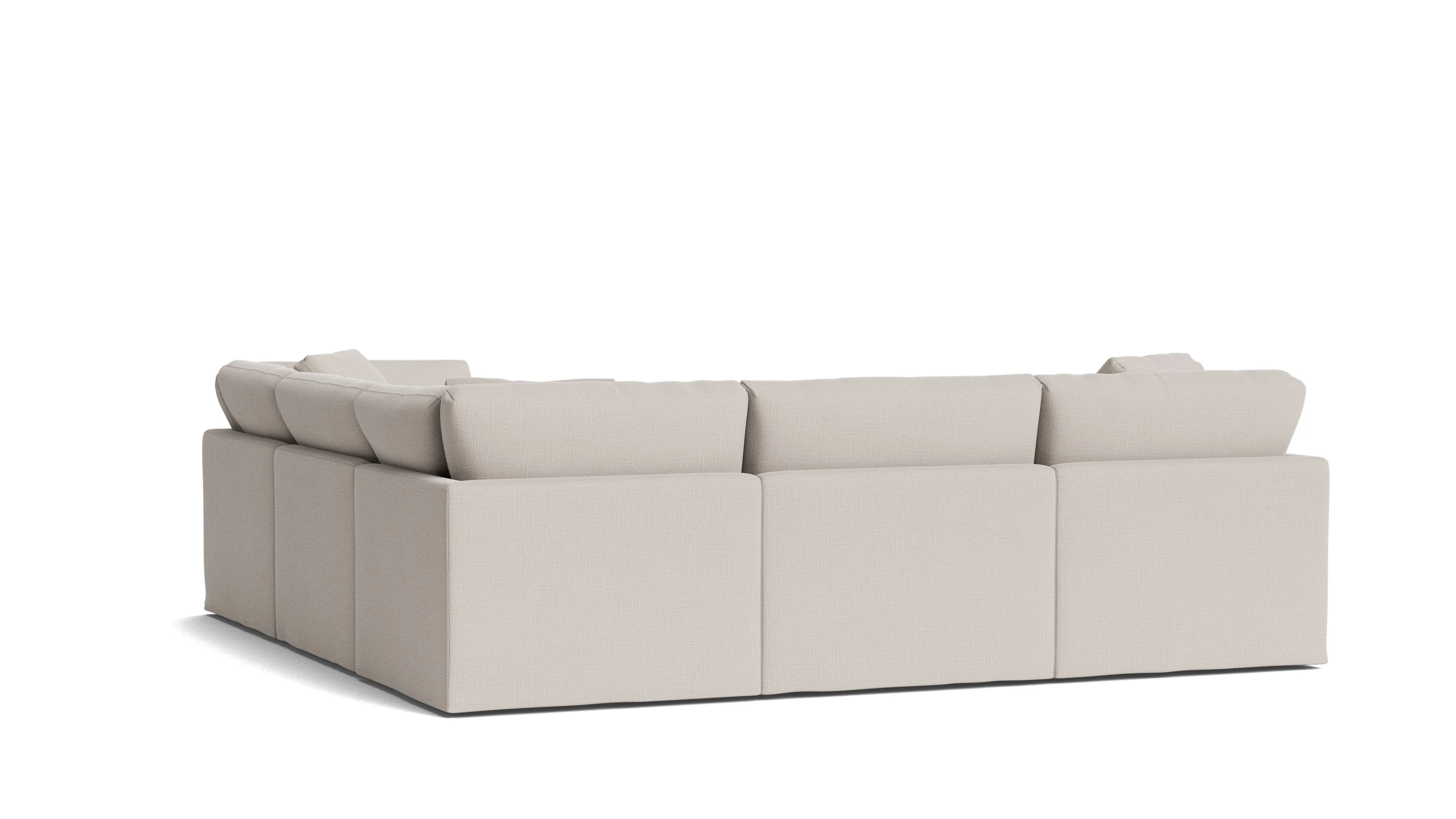 Get Together™ 5-Piece Modular Sectional Closed, Standard, Clay - Image 5