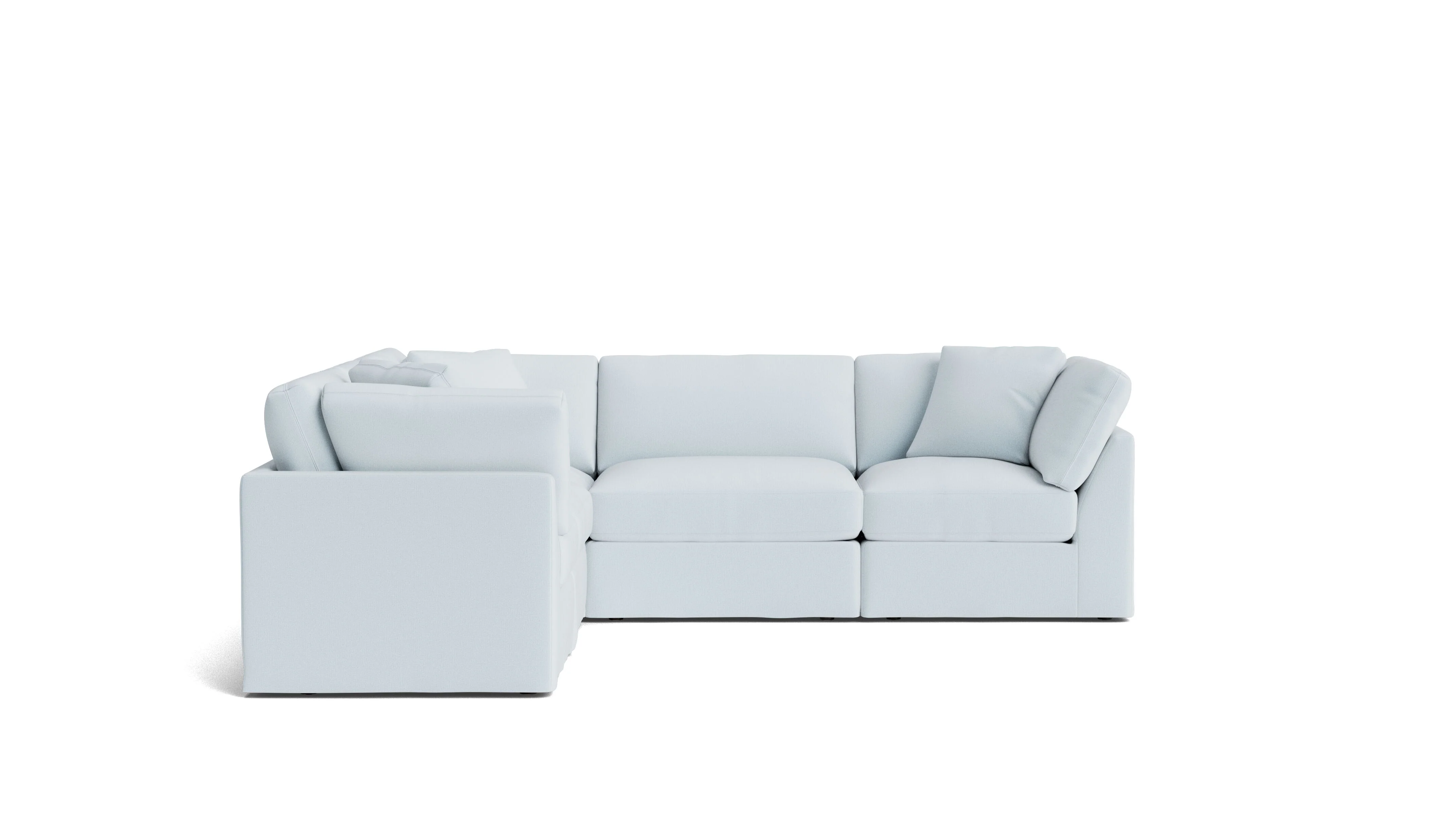 Get Together™ 5-Piece Modular Sectional Closed, Standard, Cove - Image 4