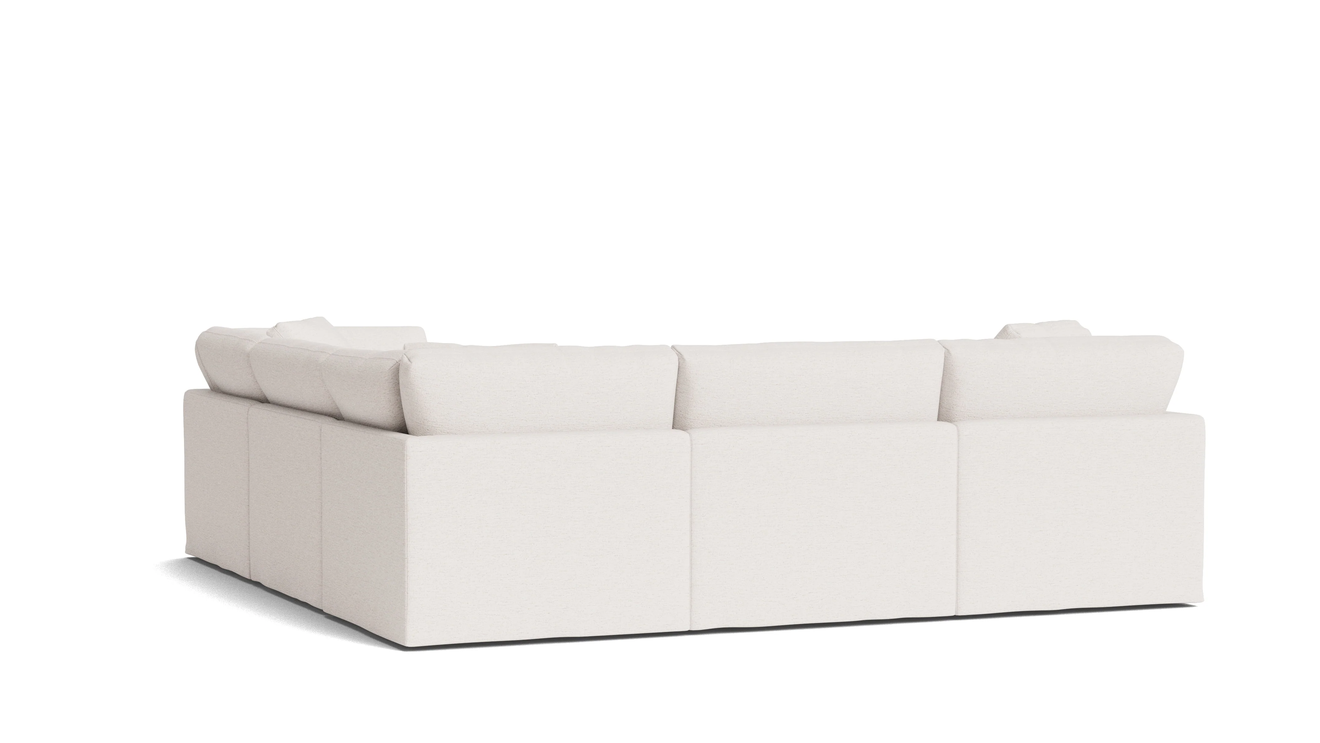 Get Together™ 5-Piece Modular Sectional Closed, Standard, Nomad Snow - Image 5