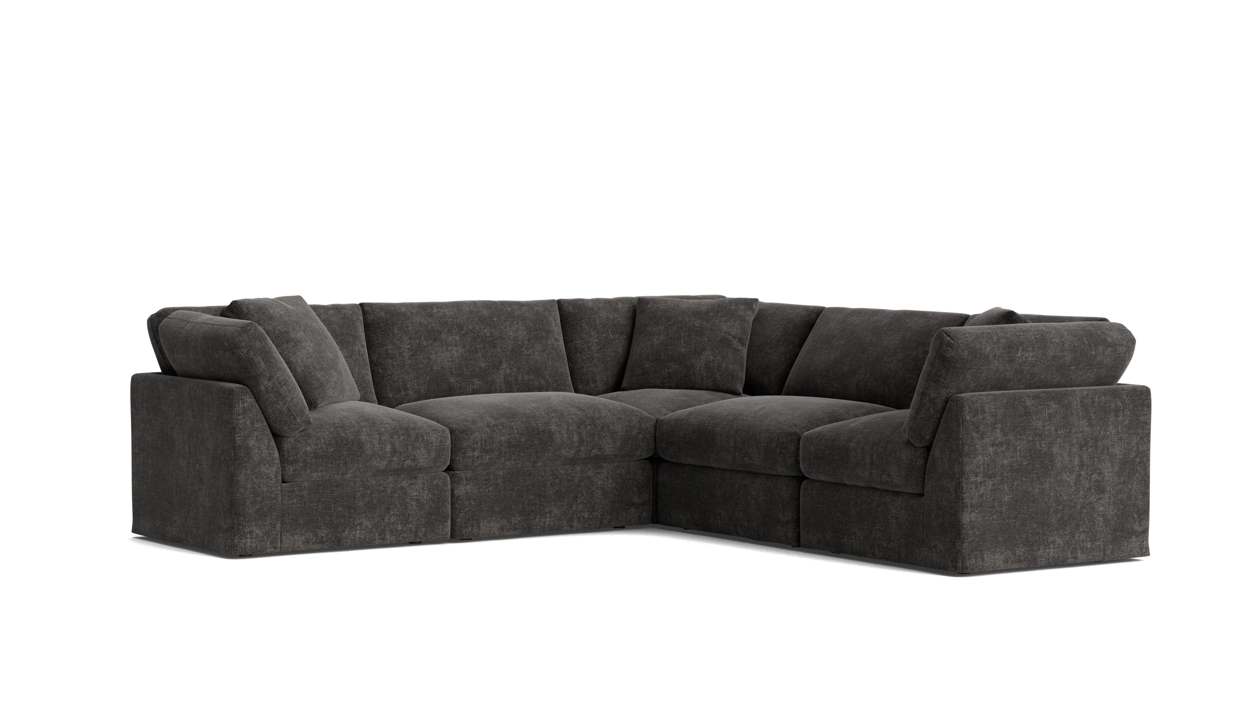 Get Together™ 5-Piece Modular Sectional Closed, Standard, Truffle - Image 3