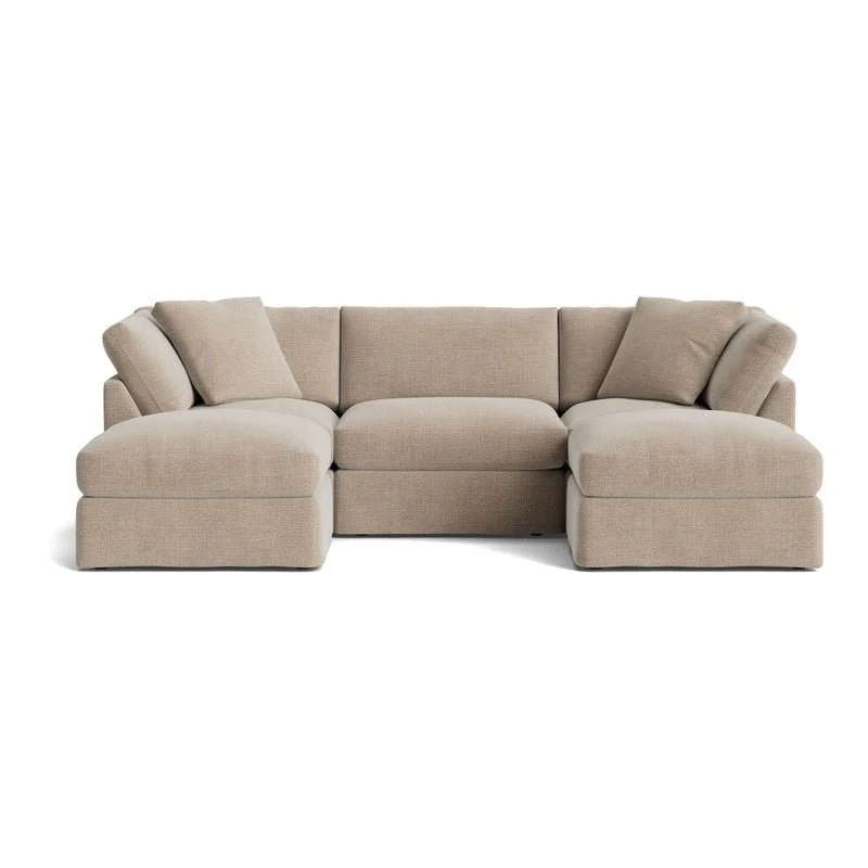 Get Together™ 5-Piece Modular U-Shaped Sectional, Standard, Champagne