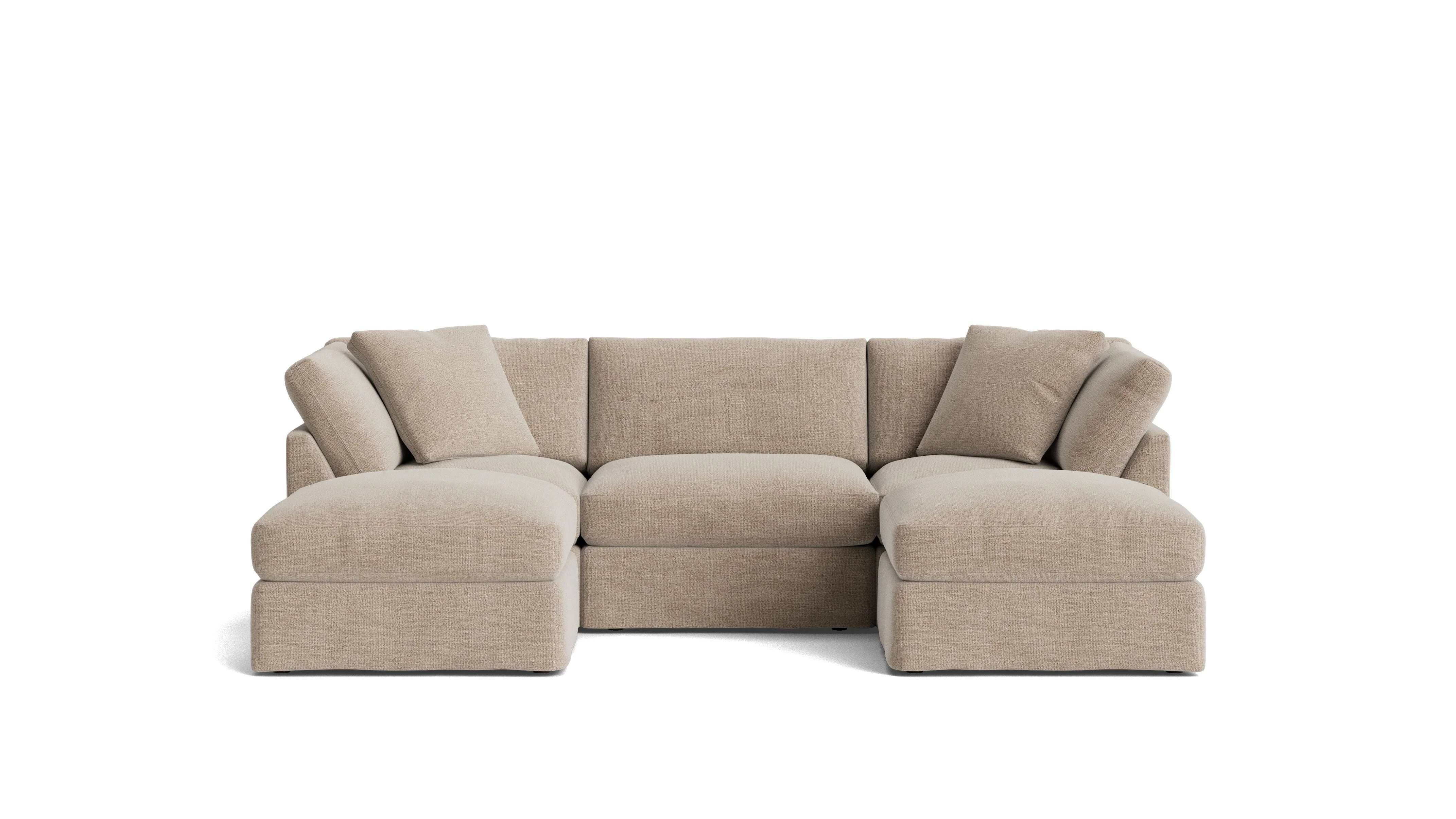 Get Together™ 5-Piece Modular U-Shaped Sectional, Standard, Champagne - Image 2