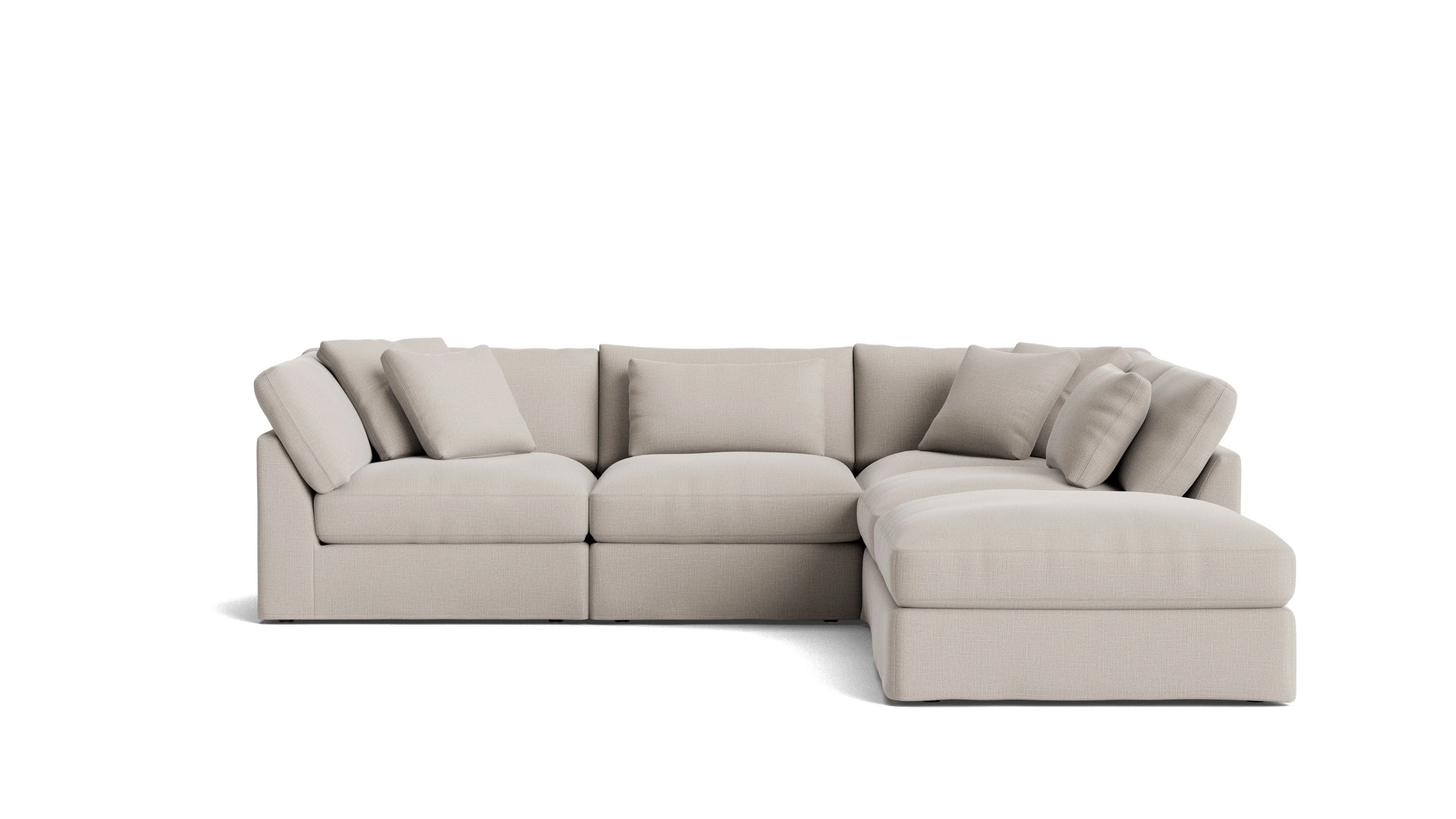 Get Together™ 5-Piece Modular Sectional, Large, Clay - Image 2