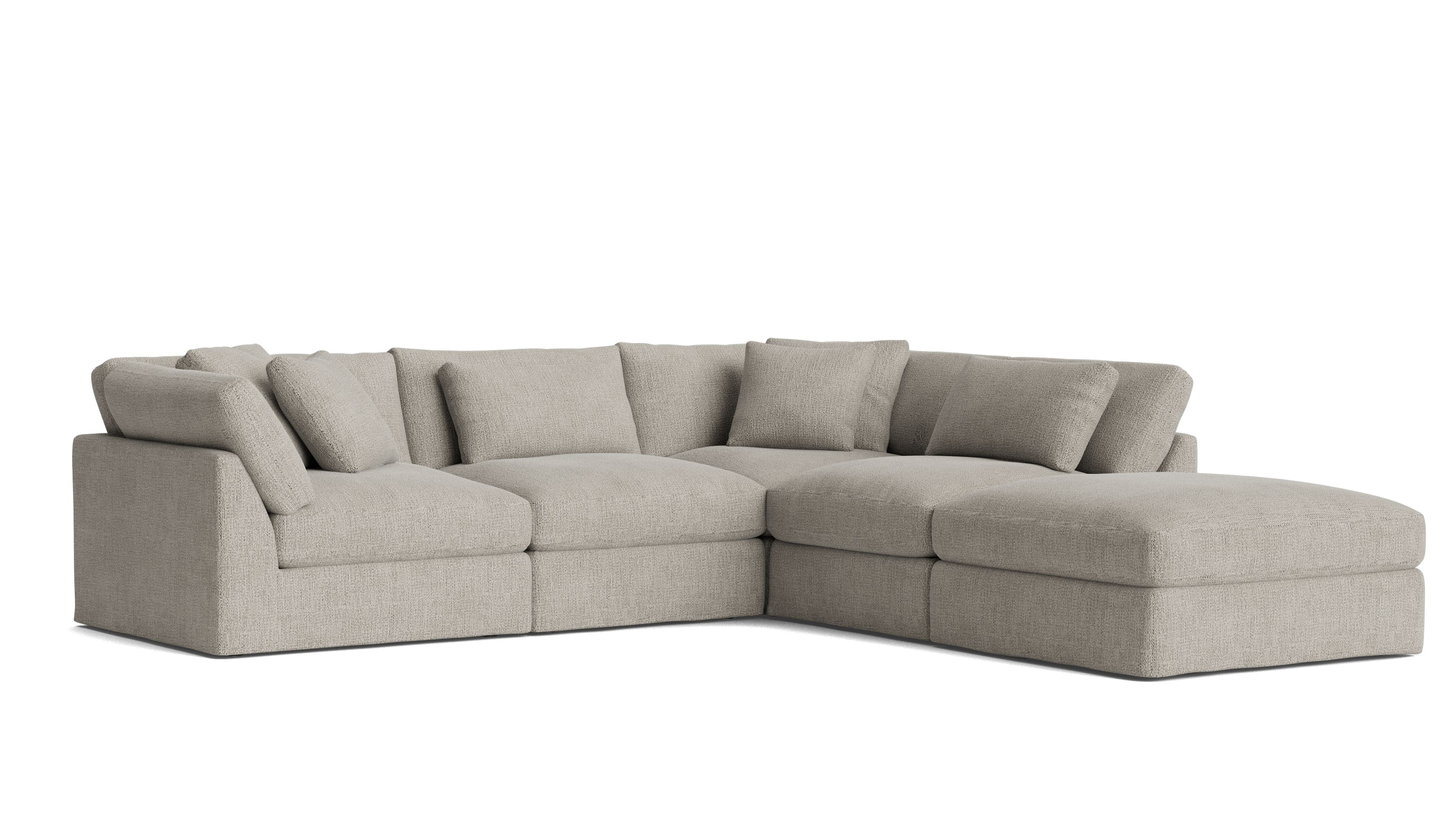 Get Together™ 5-Piece Modular Sectional, Large, Oatmeal - Image 3