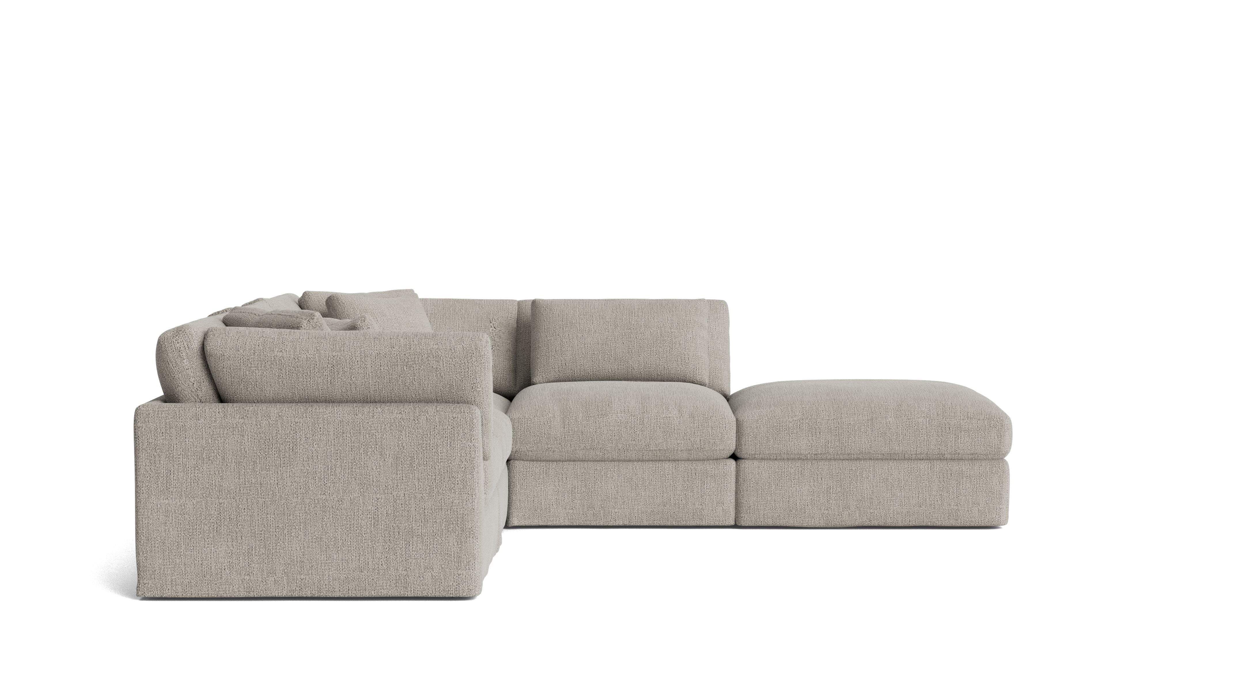Get Together™ 5-Piece Modular Sectional, Large, Oatmeal - Image 4