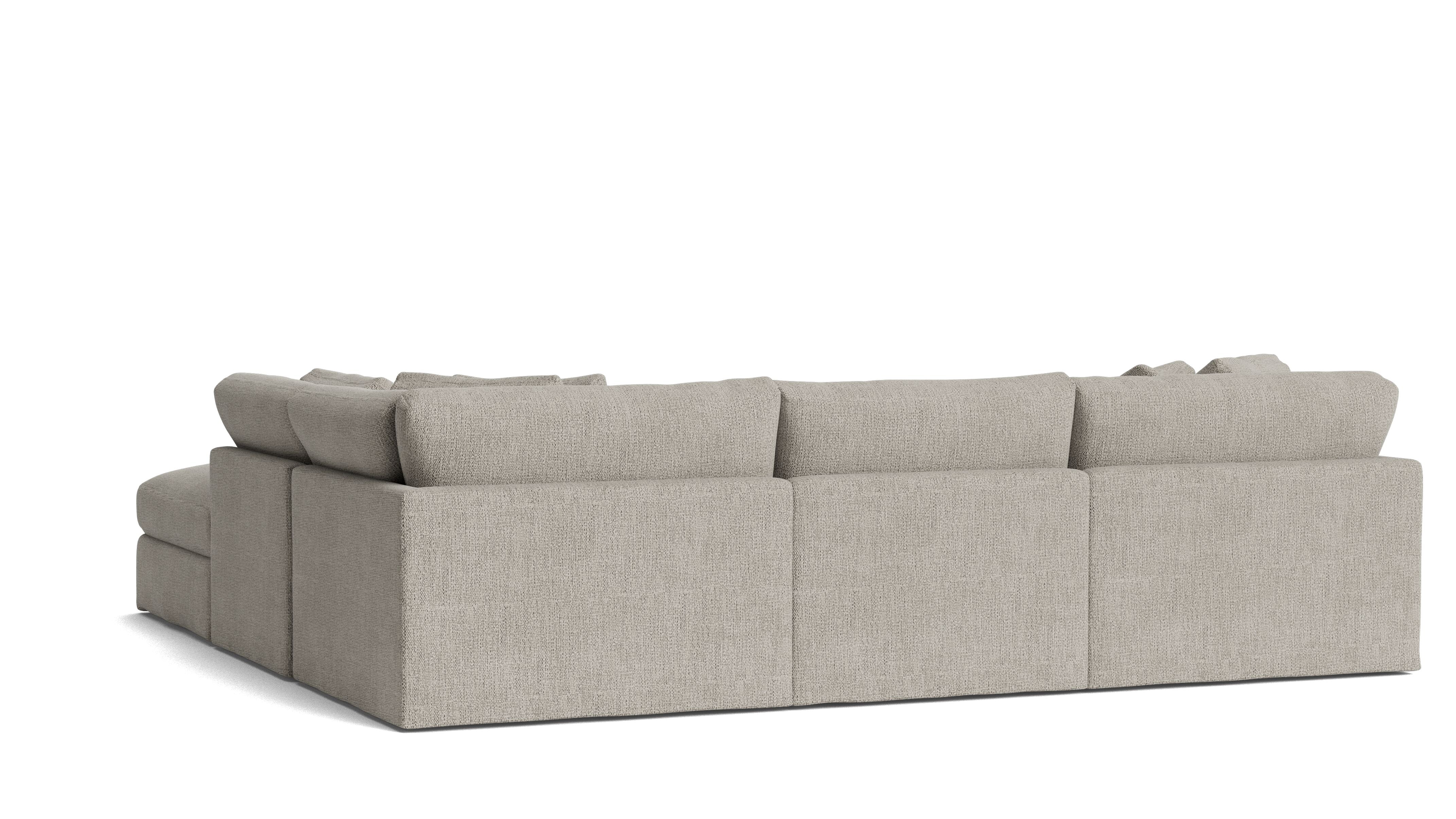 Get Together™ 5-Piece Modular Sectional, Large, Oatmeal - Image 5