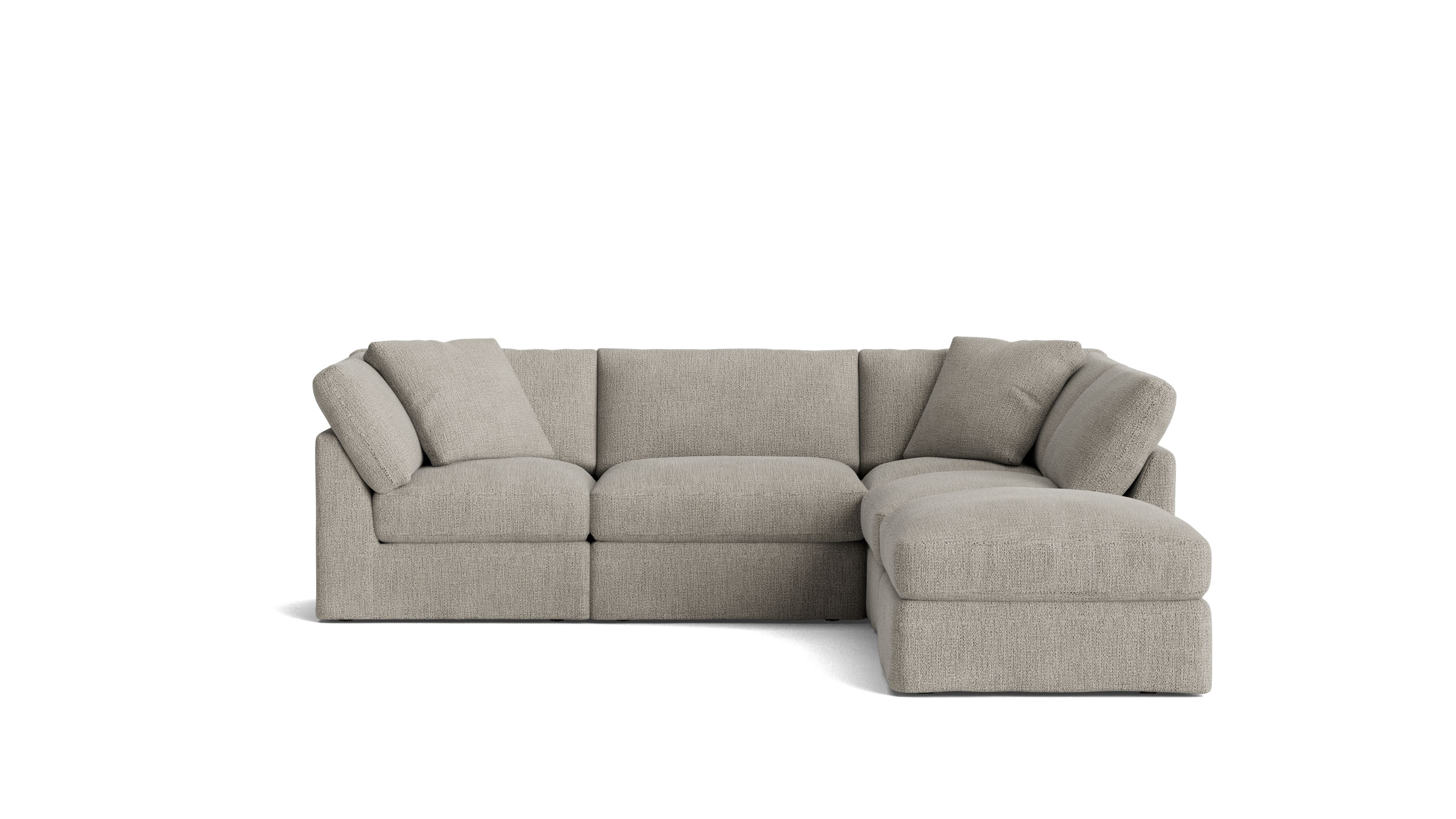 Get Together™ 5-Piece Modular Sectional, Standard, Oatmeal - Image 2