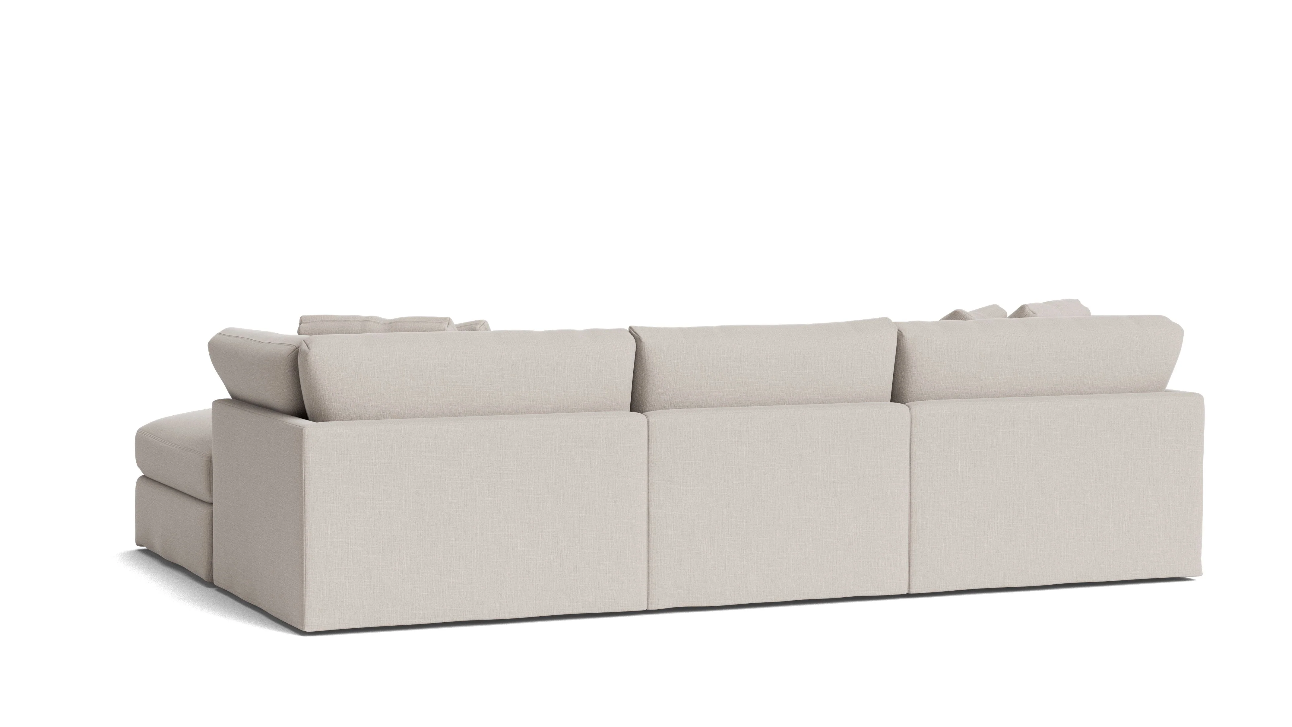 Get Together™ 5-Piece Modular U-Shaped Sectional, Large, Clay - Image 5