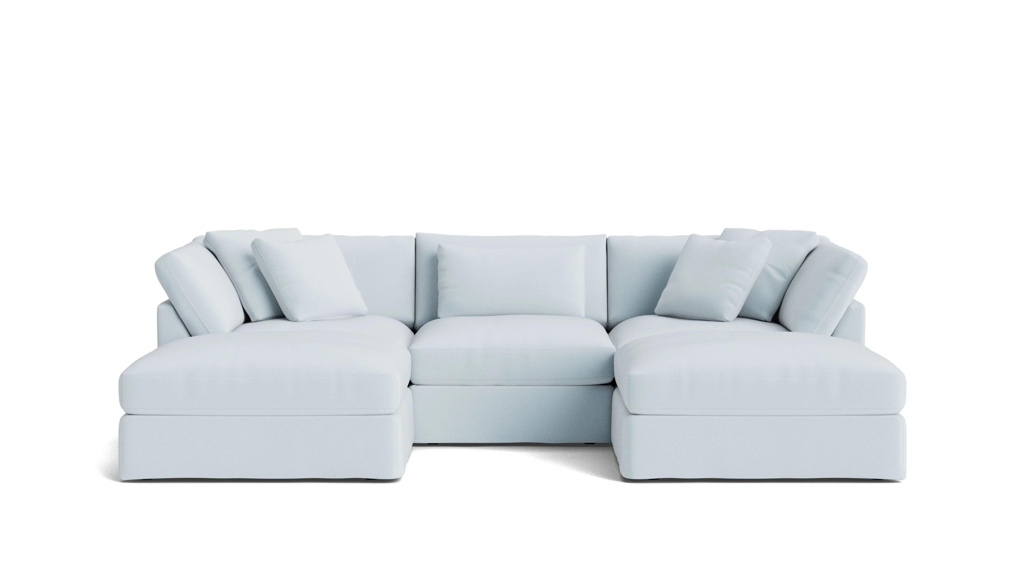 Get Together™ 5-Piece Modular U-Shaped Sectional, Large, Cove - Image 2