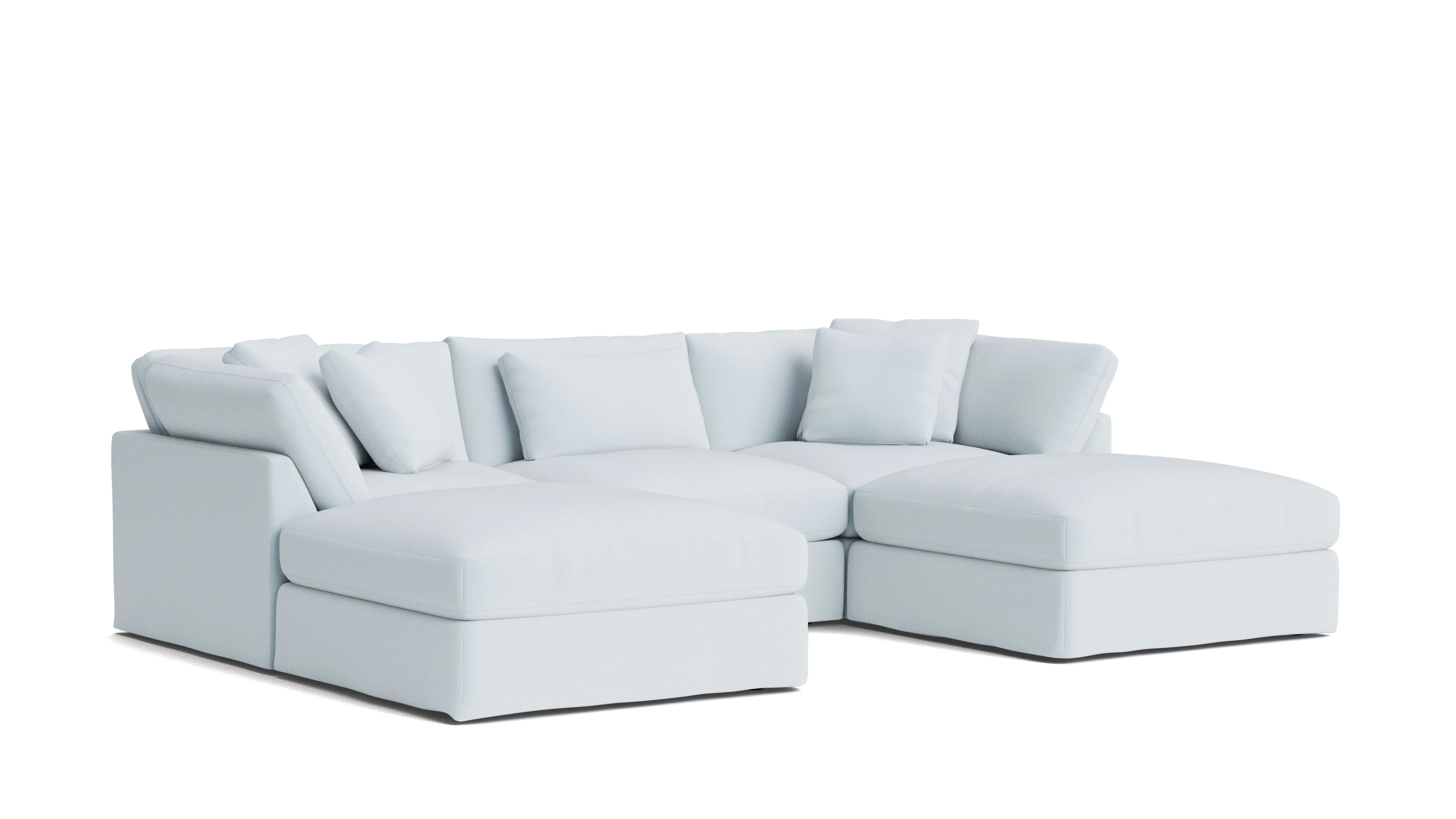 Get Together™ 5-Piece Modular U-Shaped Sectional, Large, Cove - Image 3