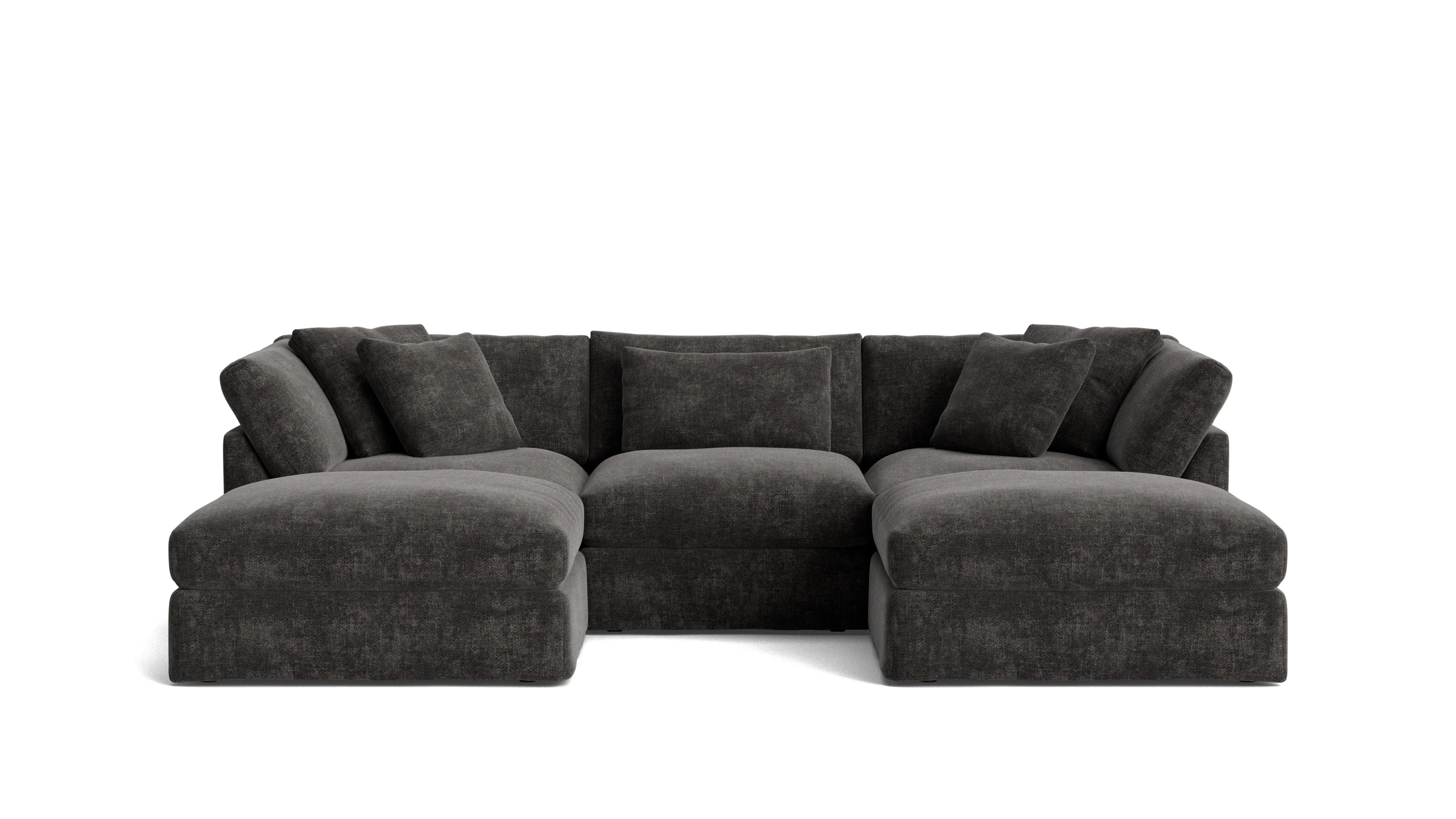 Get Together™ 5-Piece Modular U-Shaped Sectional, Large, Truffle - Image 2