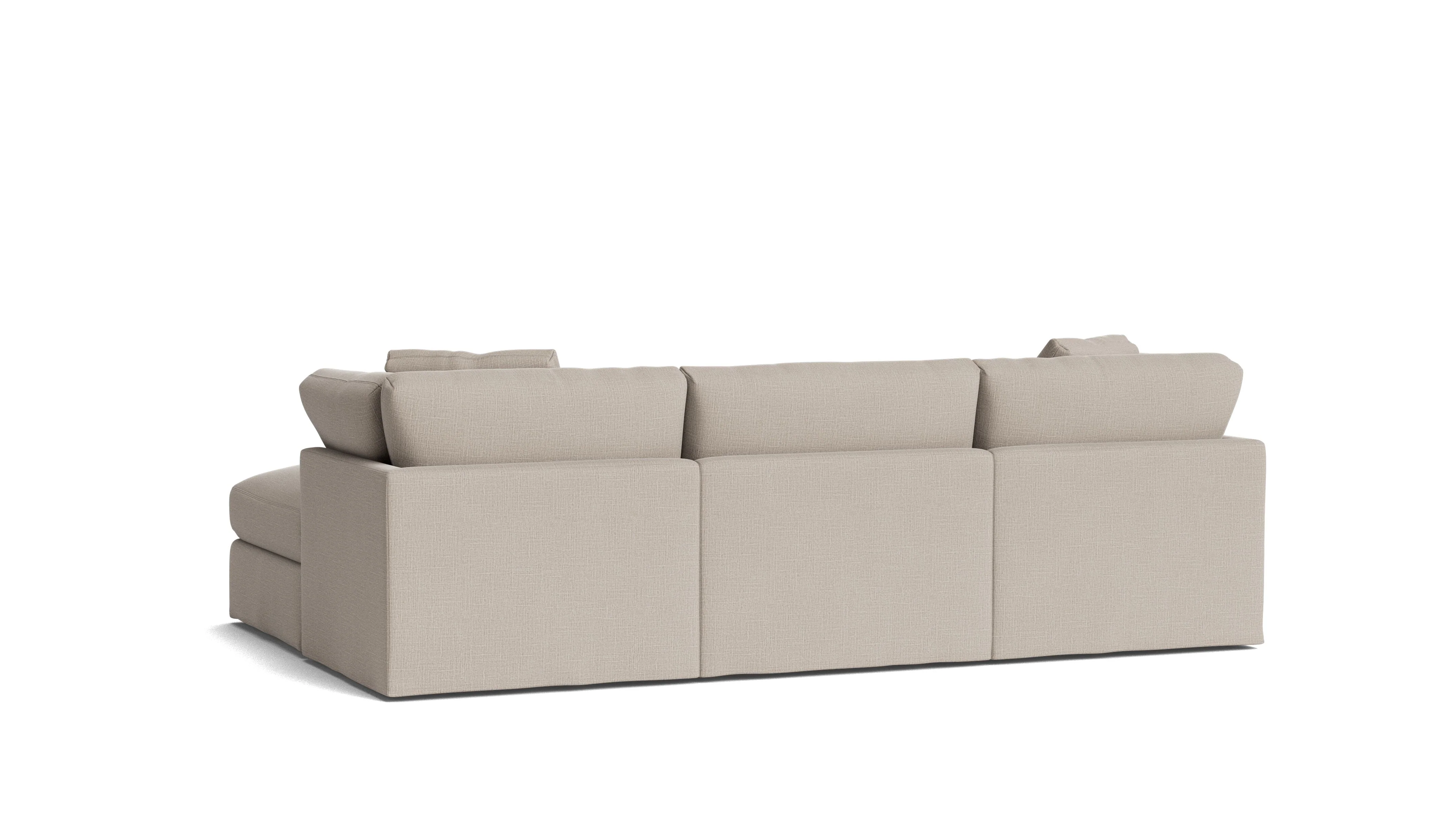 Get Together™ 5-Piece Modular U-Shaped Sectional, Standard, Light Pebble - Image 5