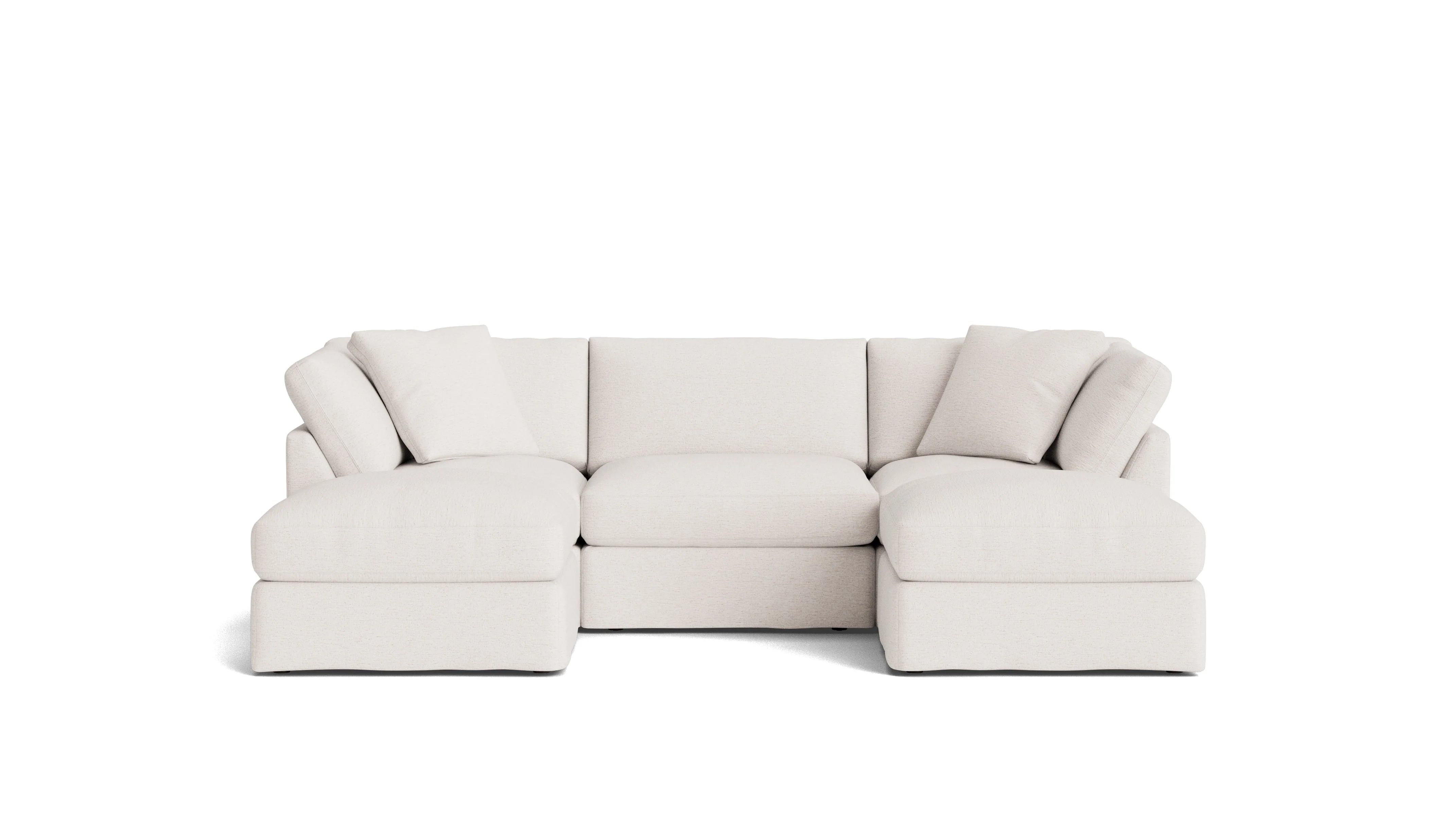 Get Together™ 5-Piece Modular U-Shaped Sectional, Standard, Nomad Snow - Image 2