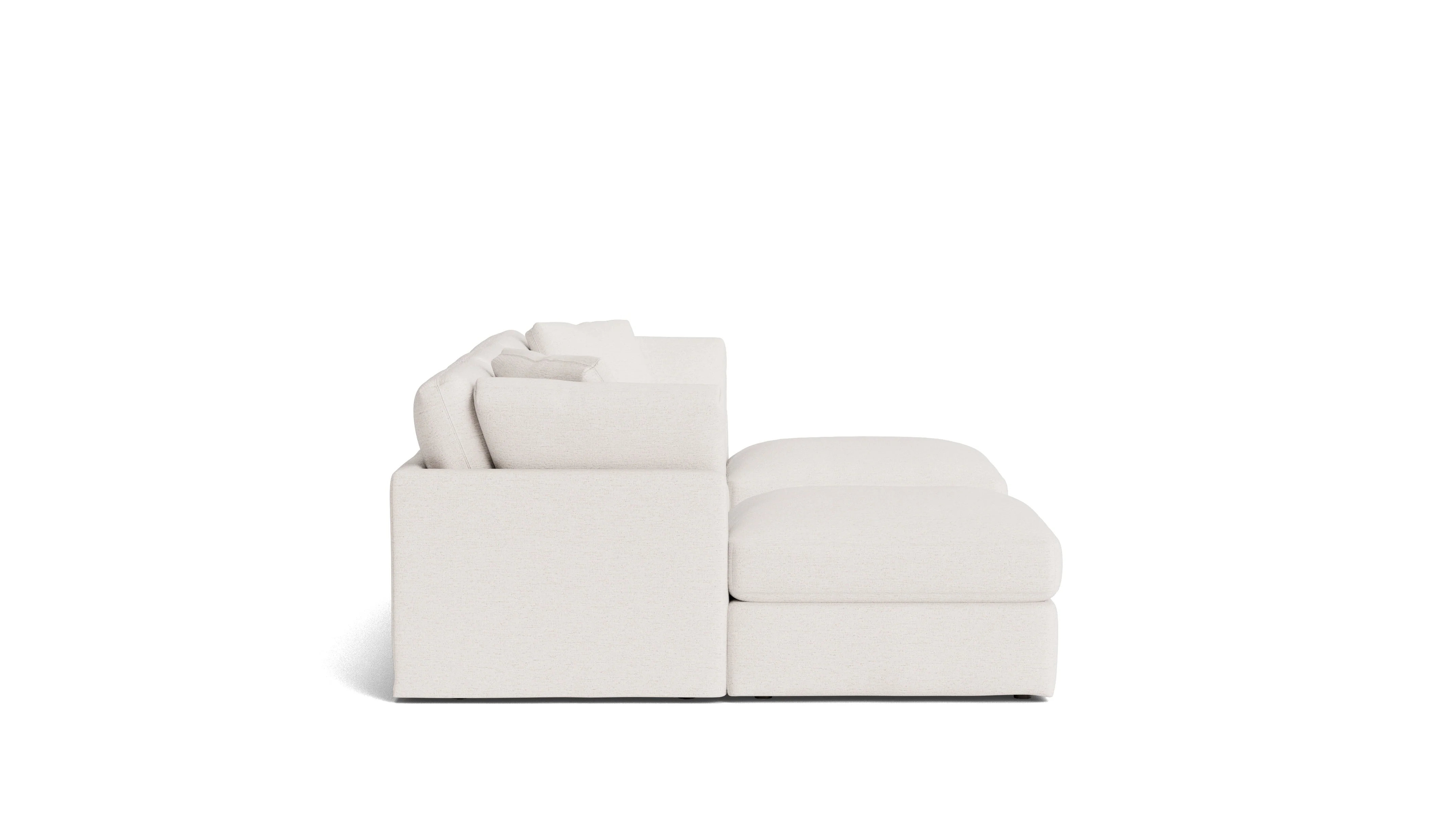 Get Together™ 5-Piece Modular U-Shaped Sectional, Standard, Nomad Snow - Image 4