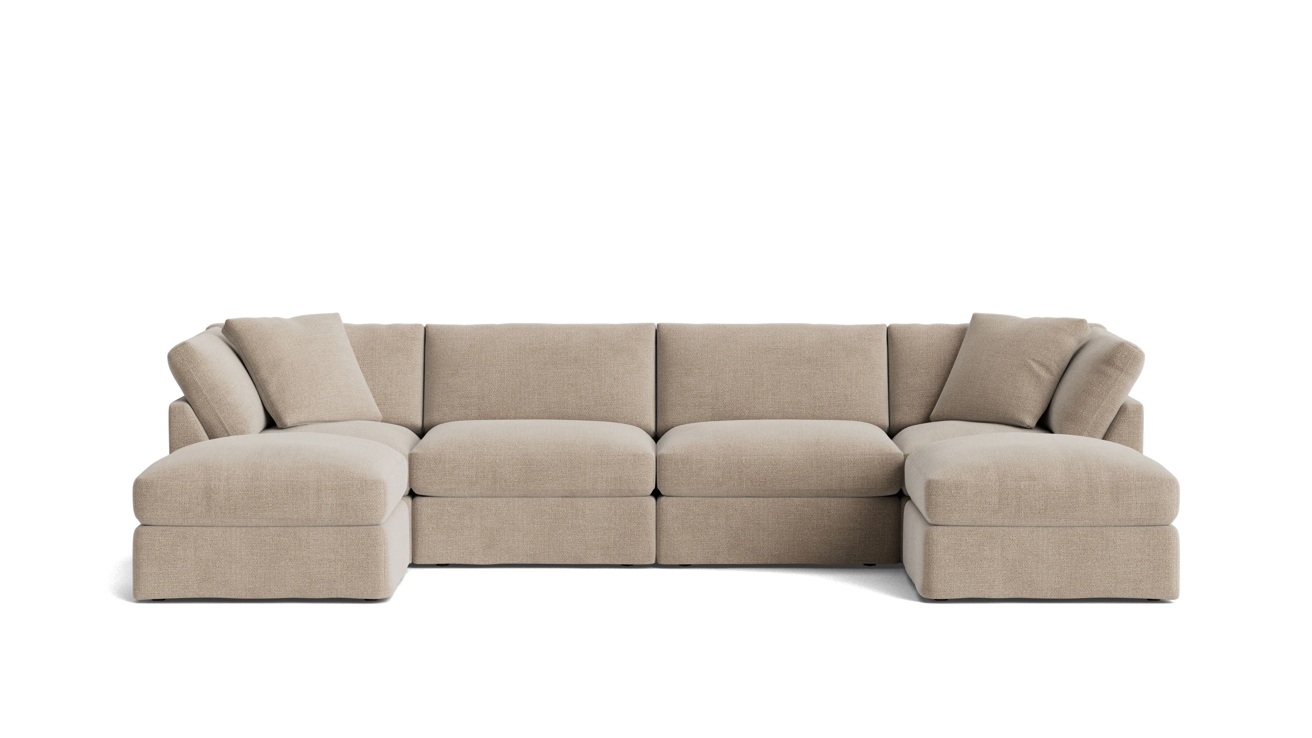 Get Together™ 6-Piece Modular U-Shaped Sectional, Standard, Champagne - Image 2