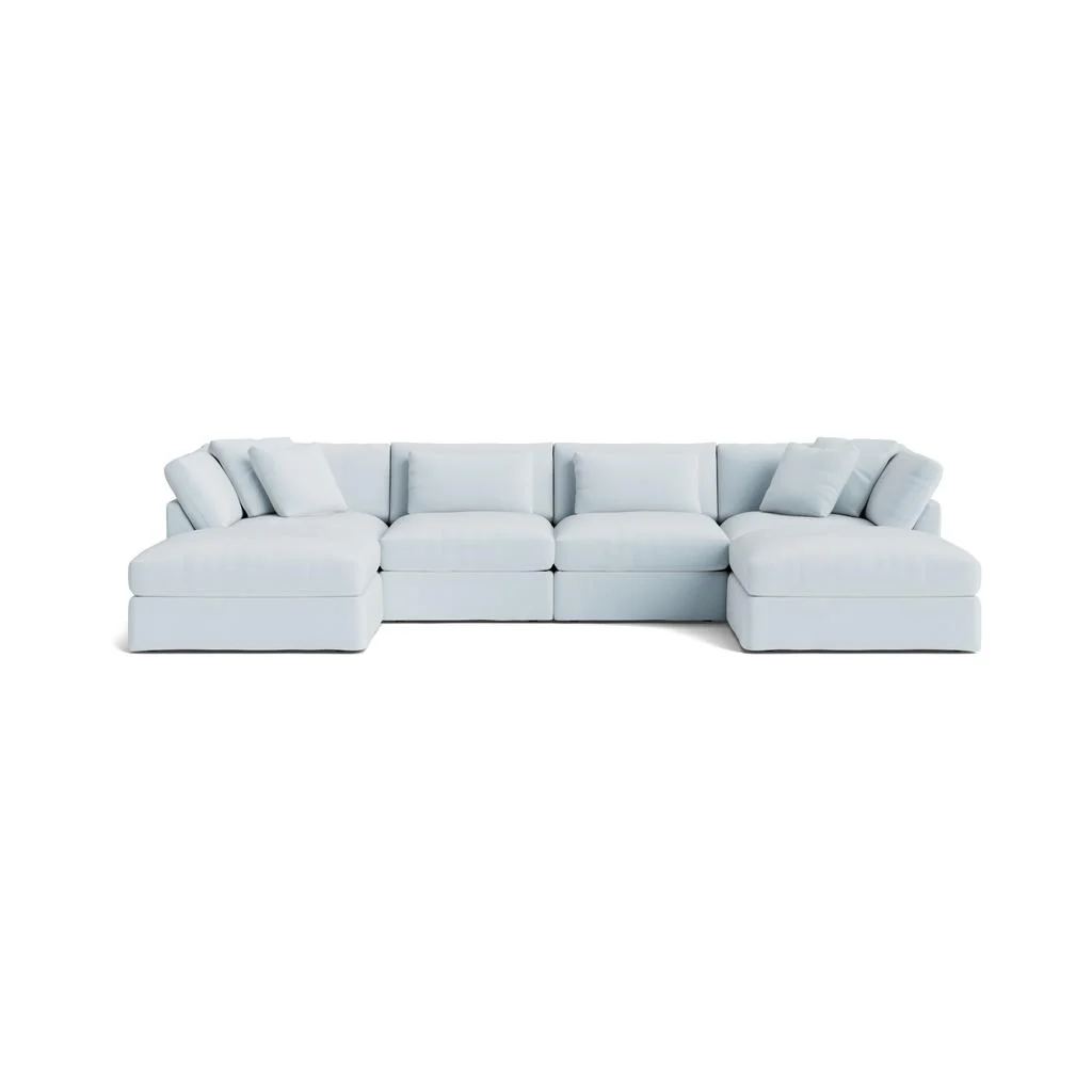 Get Together™ 6-Piece Modular U-Shaped Sectional, Large, Cove