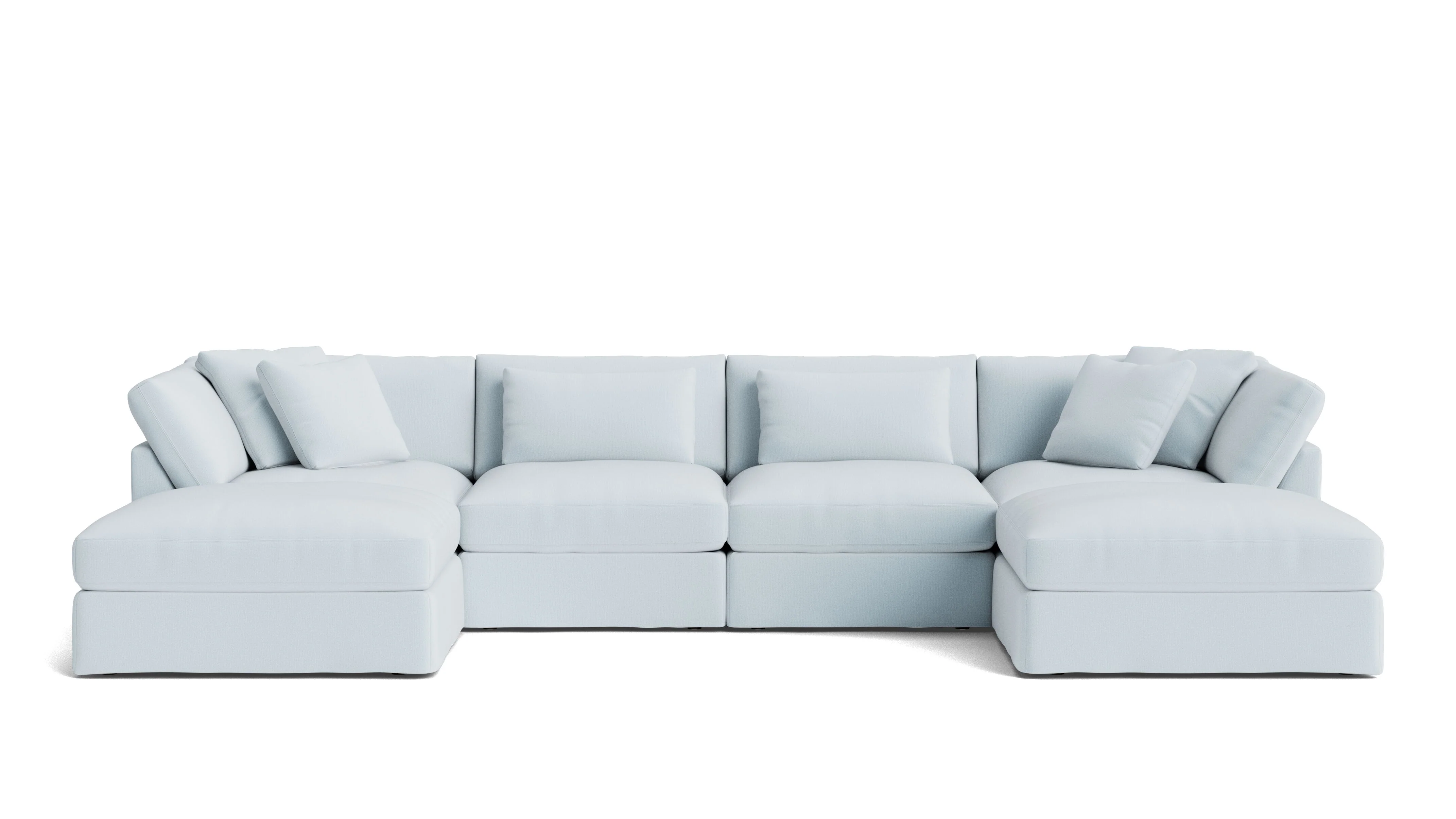 Get Together™ 6-Piece Modular U-Shaped Sectional, Large, Cove - Image 2