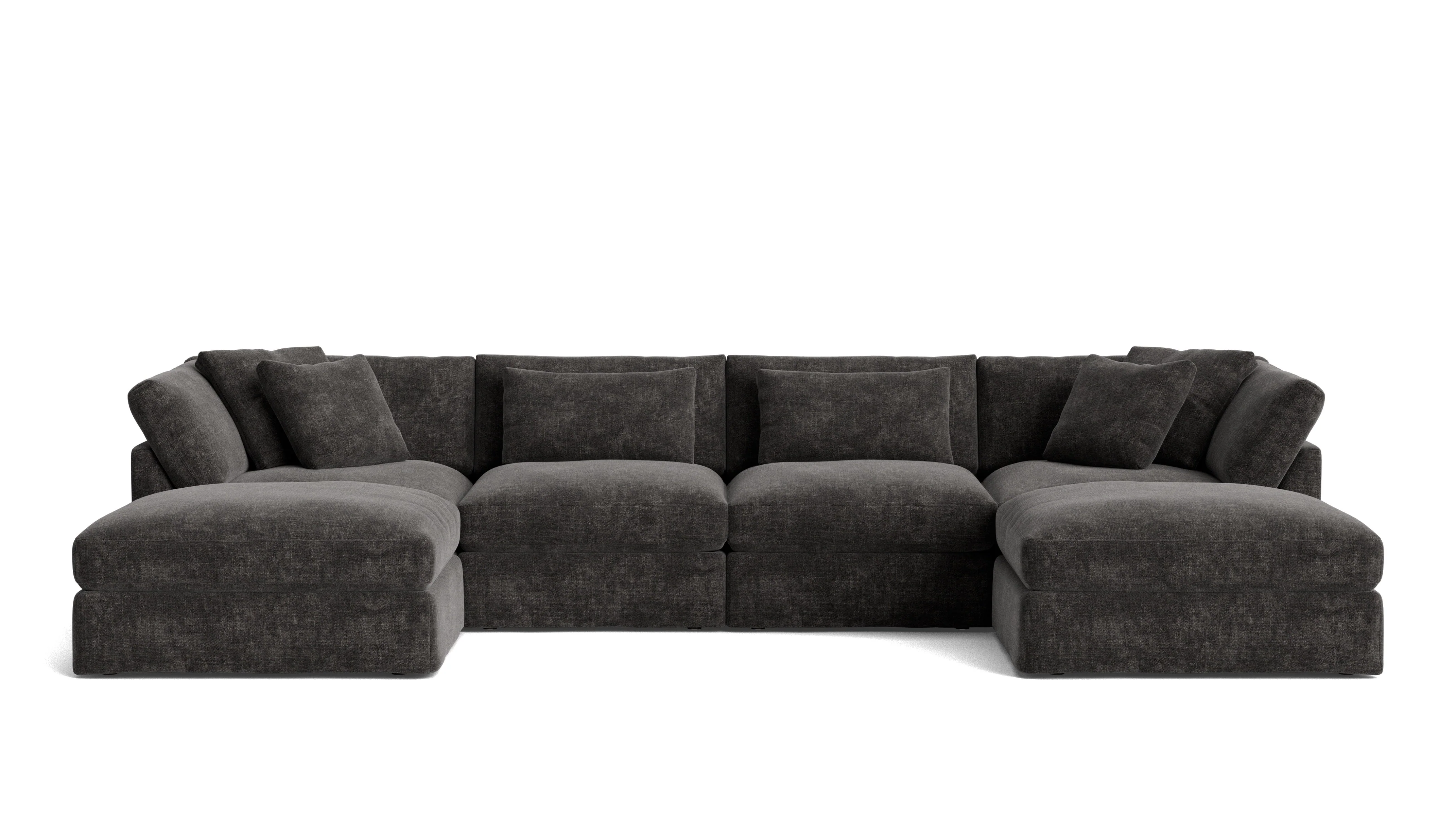 Get Together™ 6-Piece Modular U-Shaped Sectional, Large, Truffle - Image 2